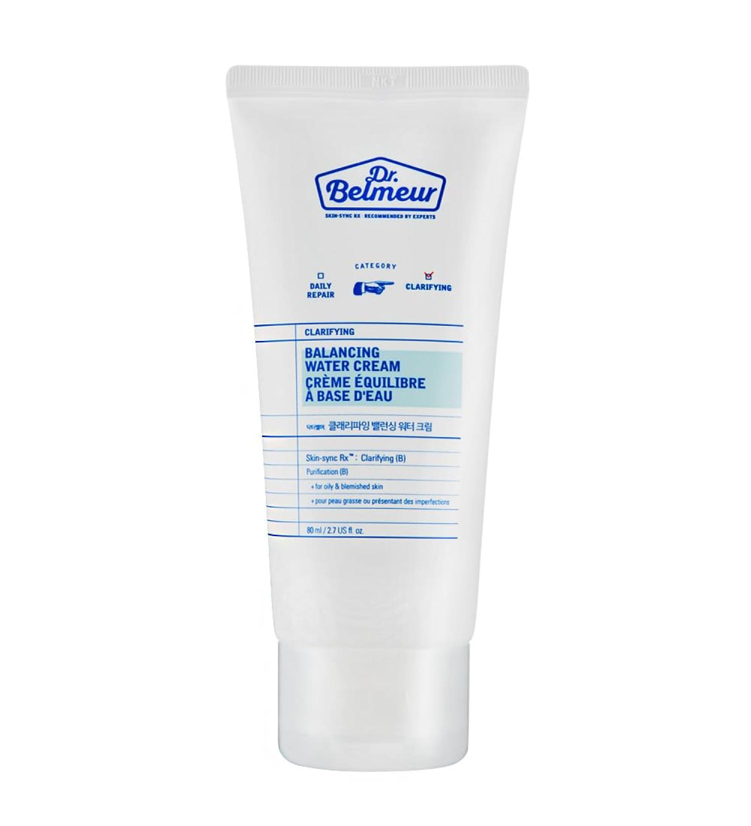 Clarifying Balancing Water Cream - Lightweight Hydrating Moisturizer Oil-Moisture Balance Fragrance-Free Korean Skin Care (2.7 fl oz) - Shop Internationally - Buy Online on GoSupps.com