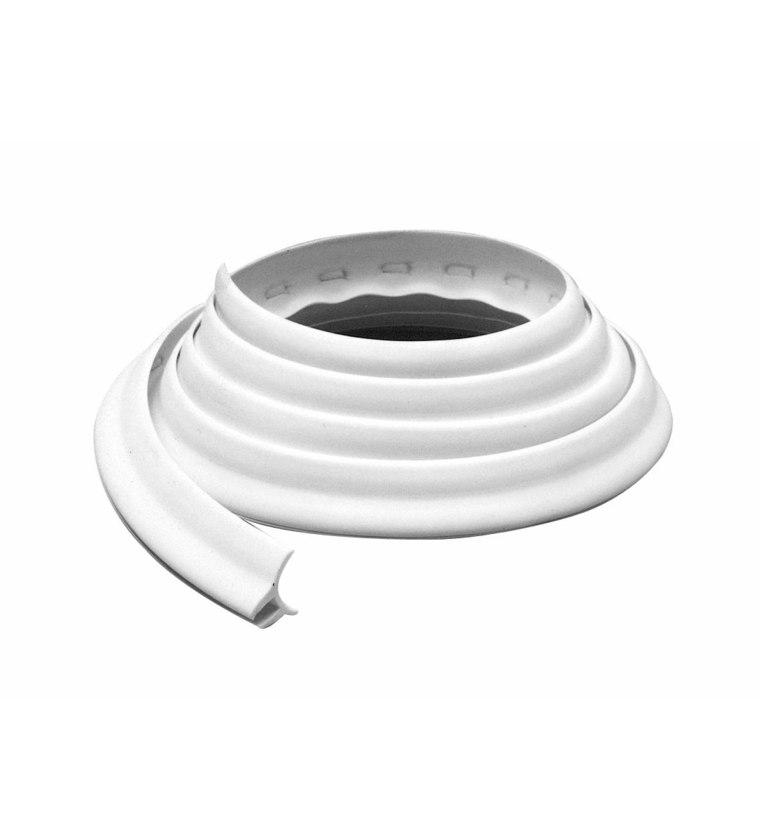 Taylor Made Products 826500 White Deck Vinyl for Boat Windshield, Twin Flap