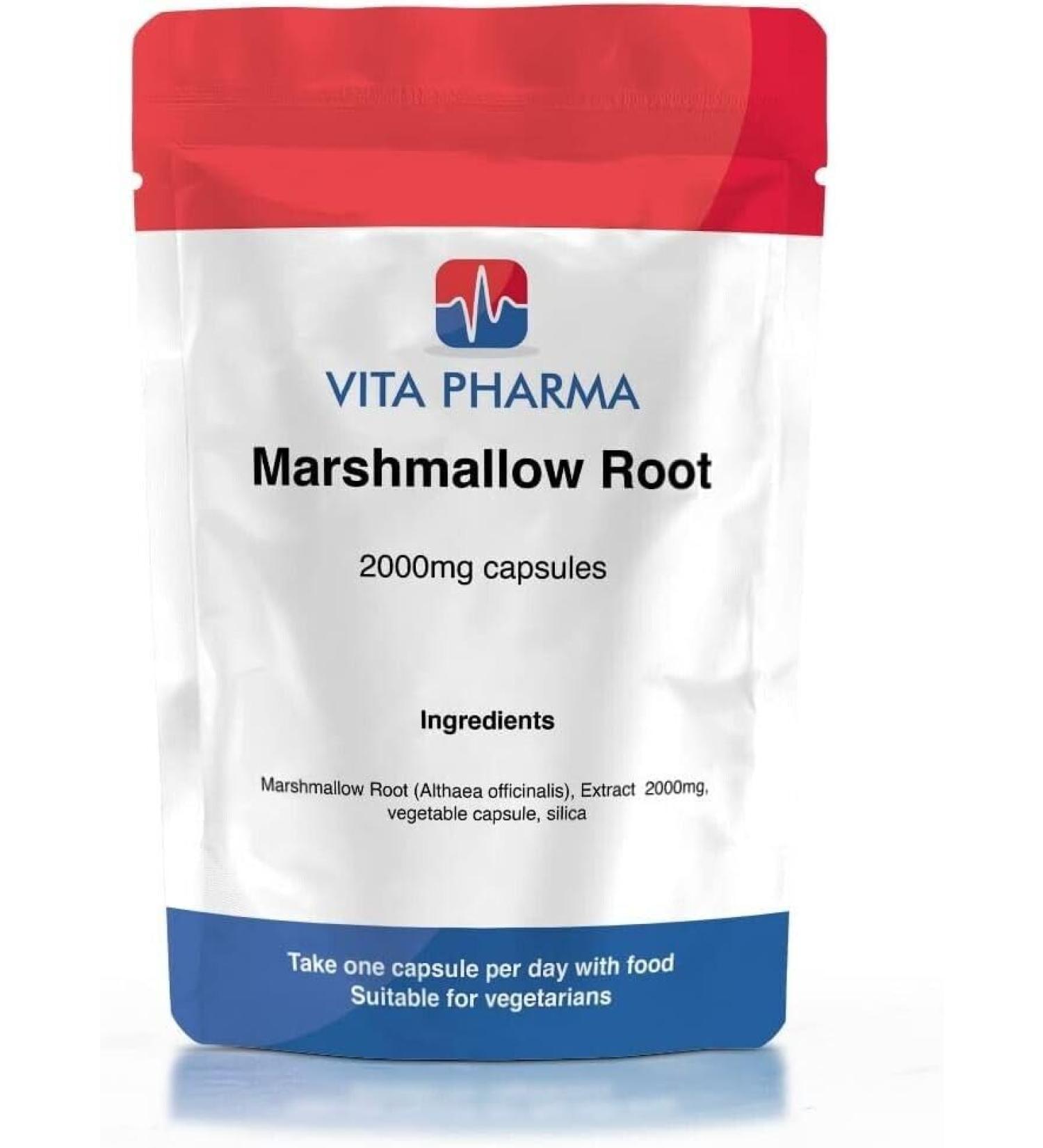 VITA PHARMA Marshmallow Root 2000mg 60 Capsules