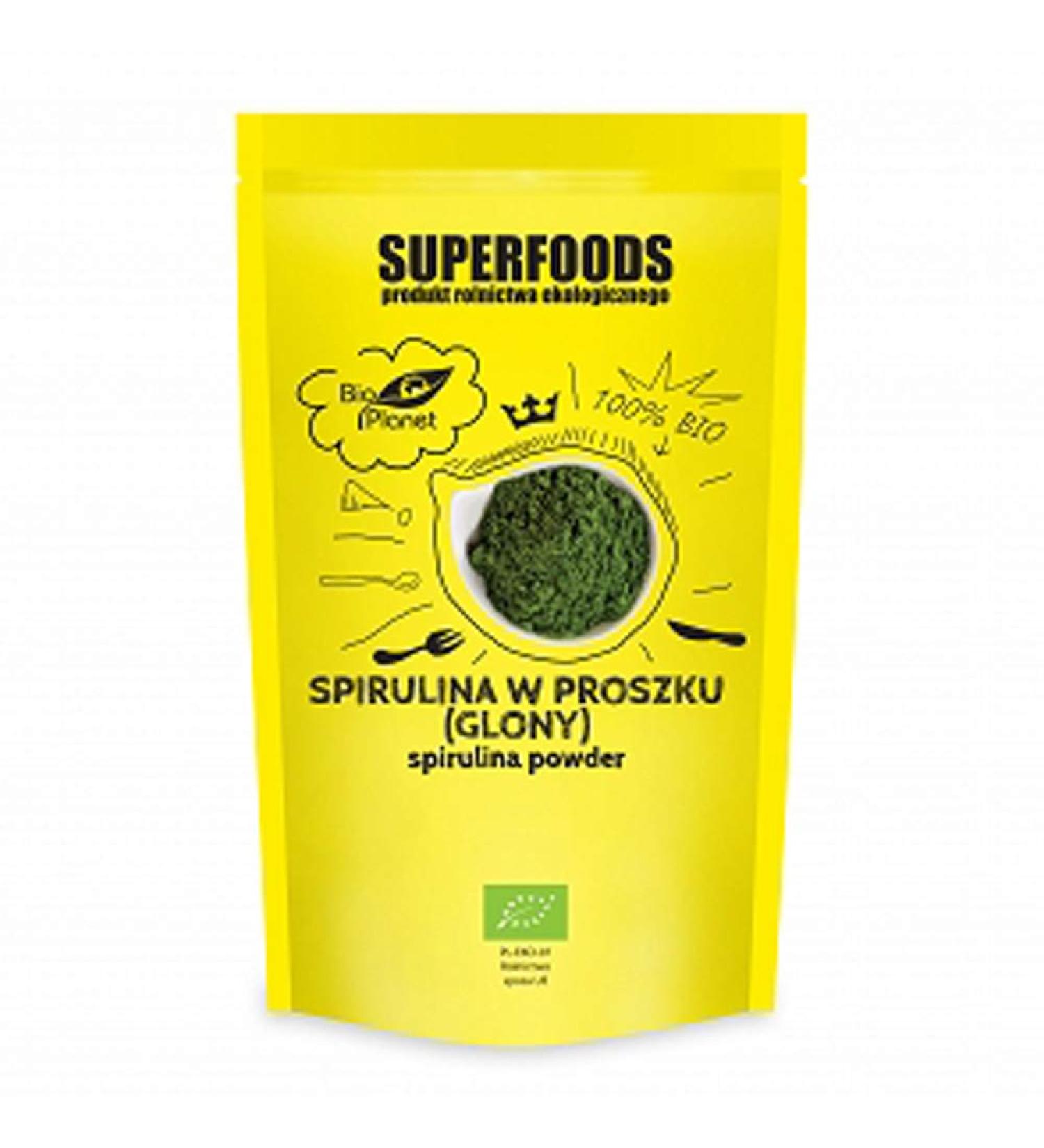 Spirulina powder (seaweed) ORGANIC 200g - BIO PLANET