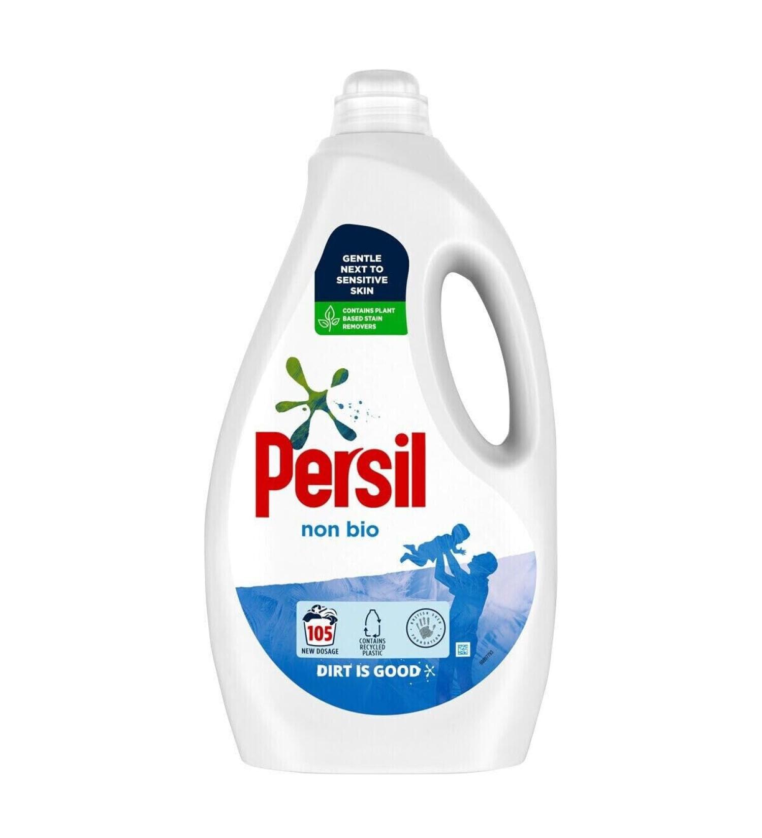 Persil Non-Bio Laundry Liquid - Dermatologically Tested - 105 Wash