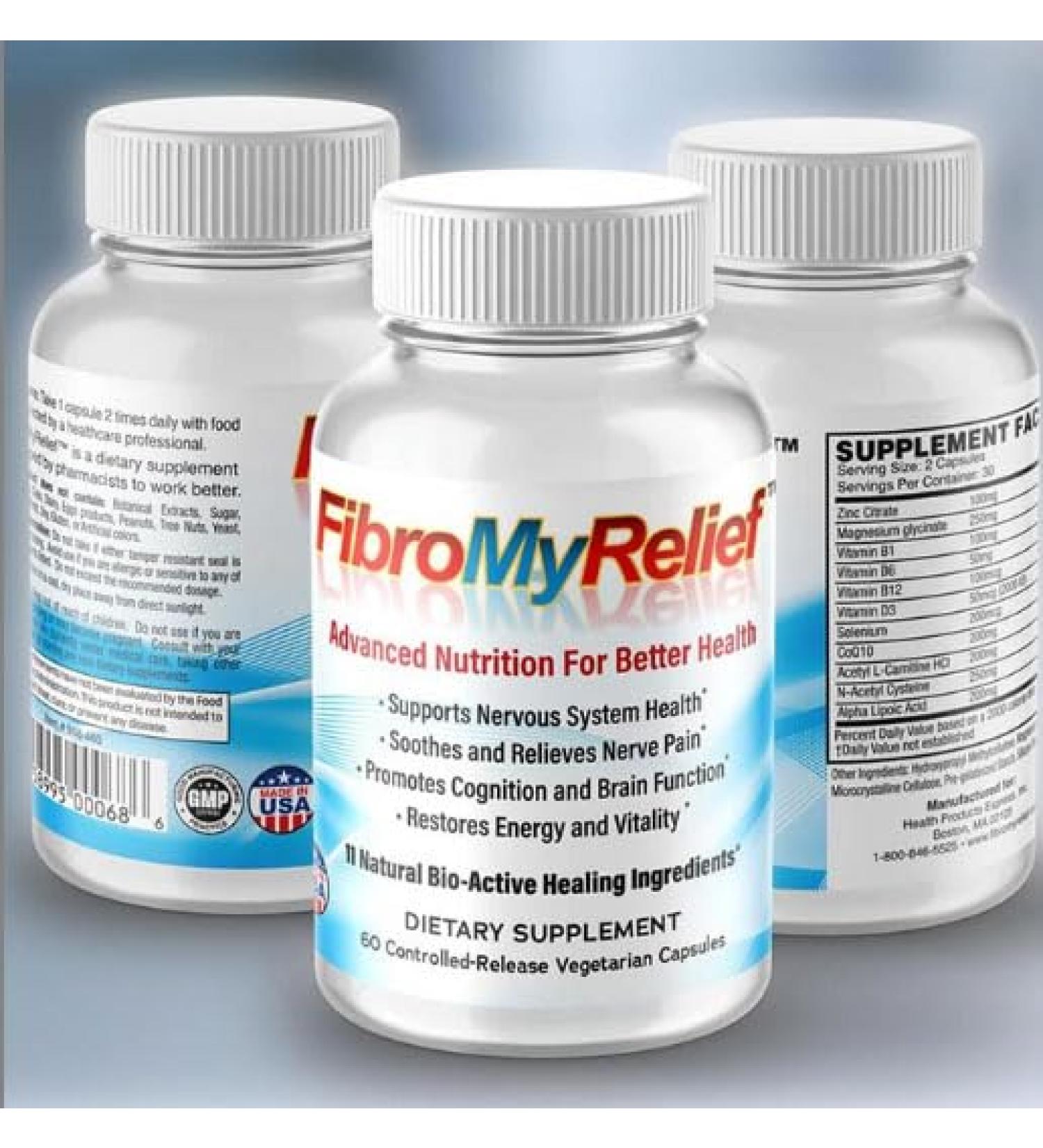 Advanced Nutritional Supplement for Nerve Health | Pain Relief Inflammation Reduction & Energy Boost - Buy Online on GoSupps.com