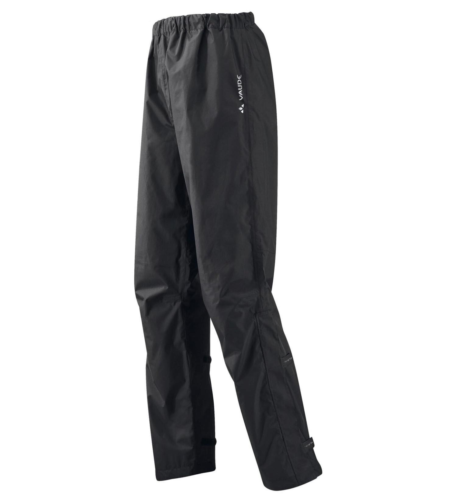 VAUDE Men's Fluid Pants Ii S/S+l/S 3XL Long Black