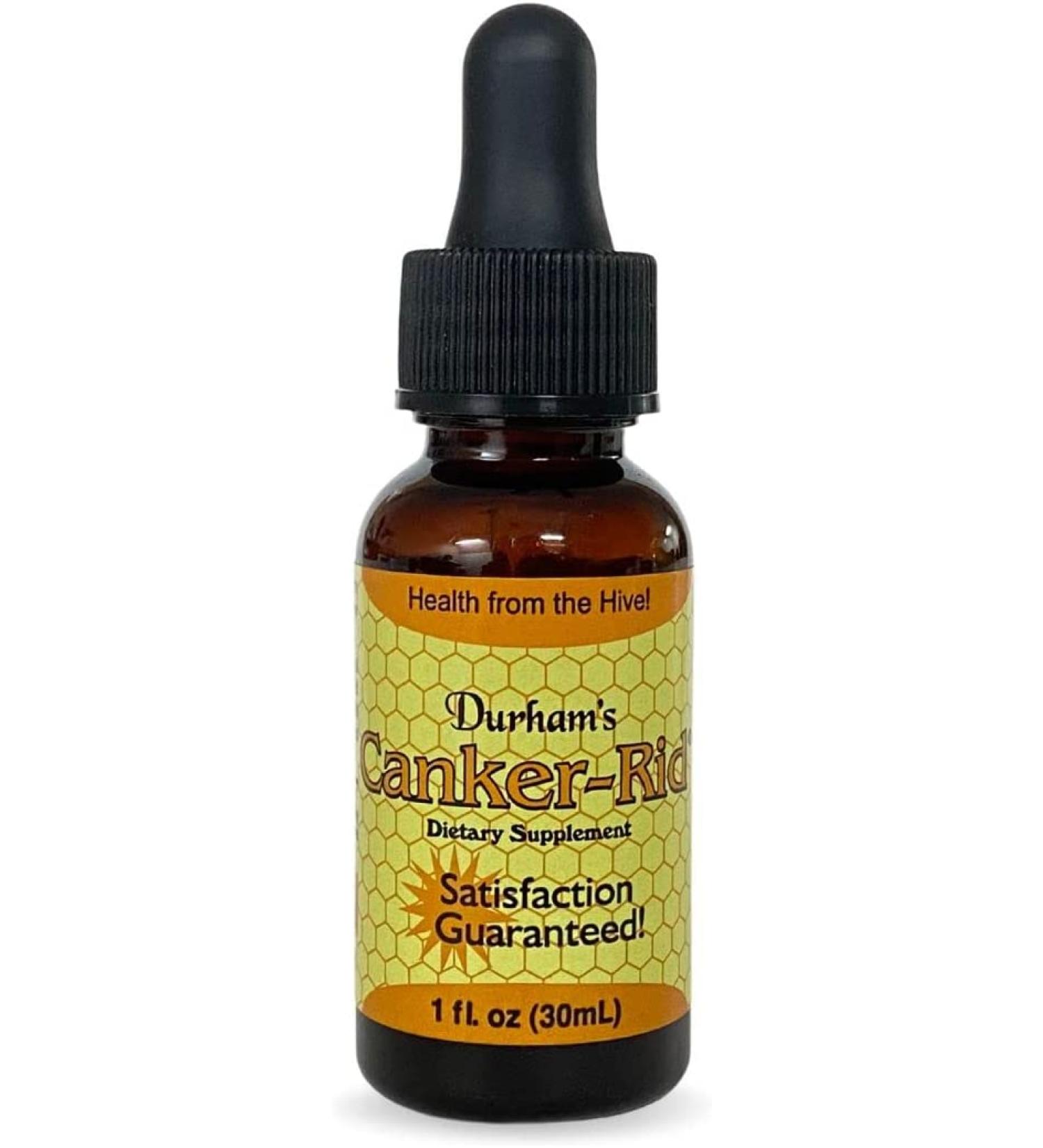 Durham's Bee Farm Inc. Canker-Rid - Satisfaction Guaranteed - 1 Fl Oz - Buy Online on GoSupps.com