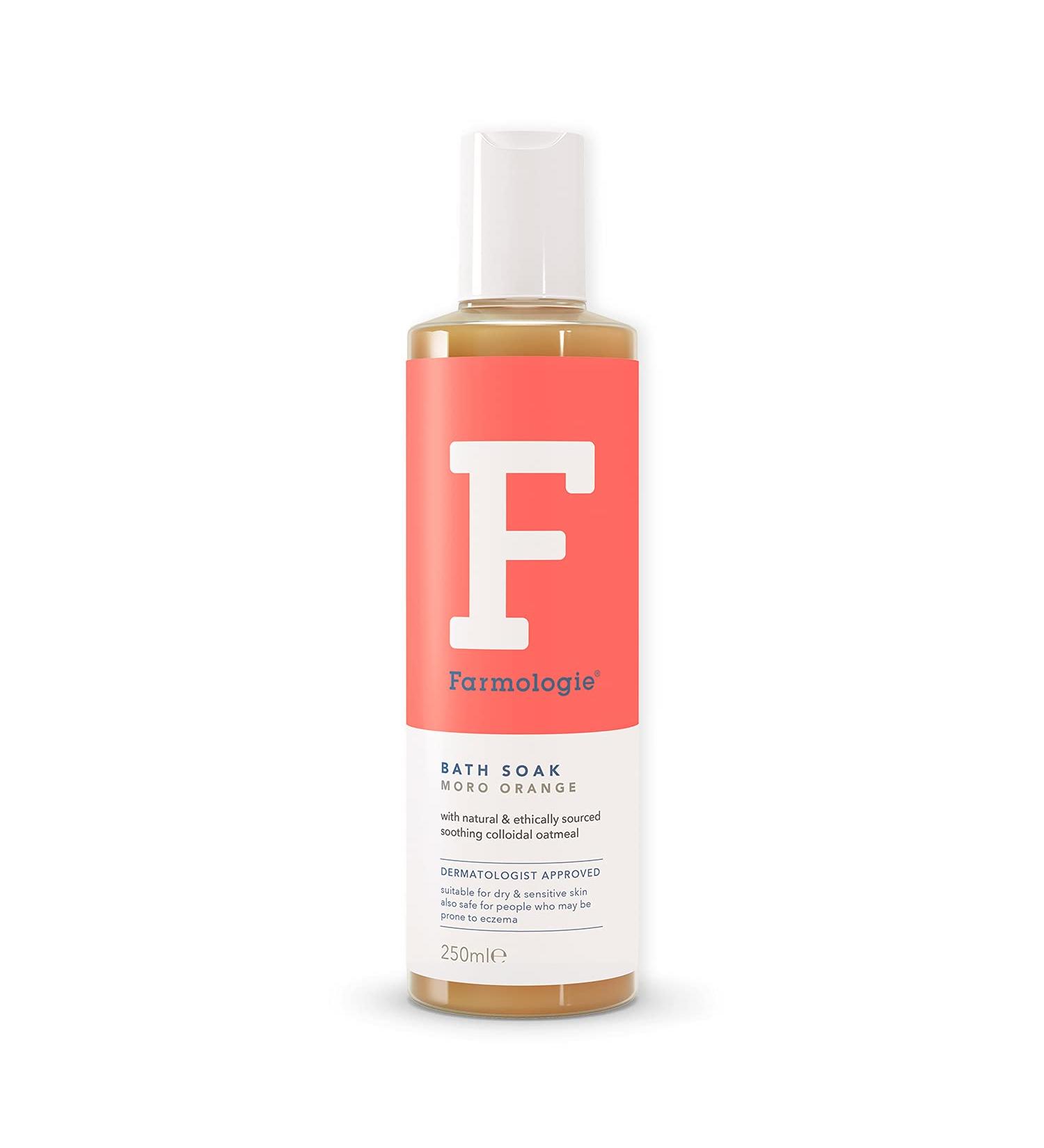 Farmologie Moro Orange Bath Soak for Dry and Sensitive Skin - Dermatologist Approved | 250ml - Buy Online on GoSupps.com