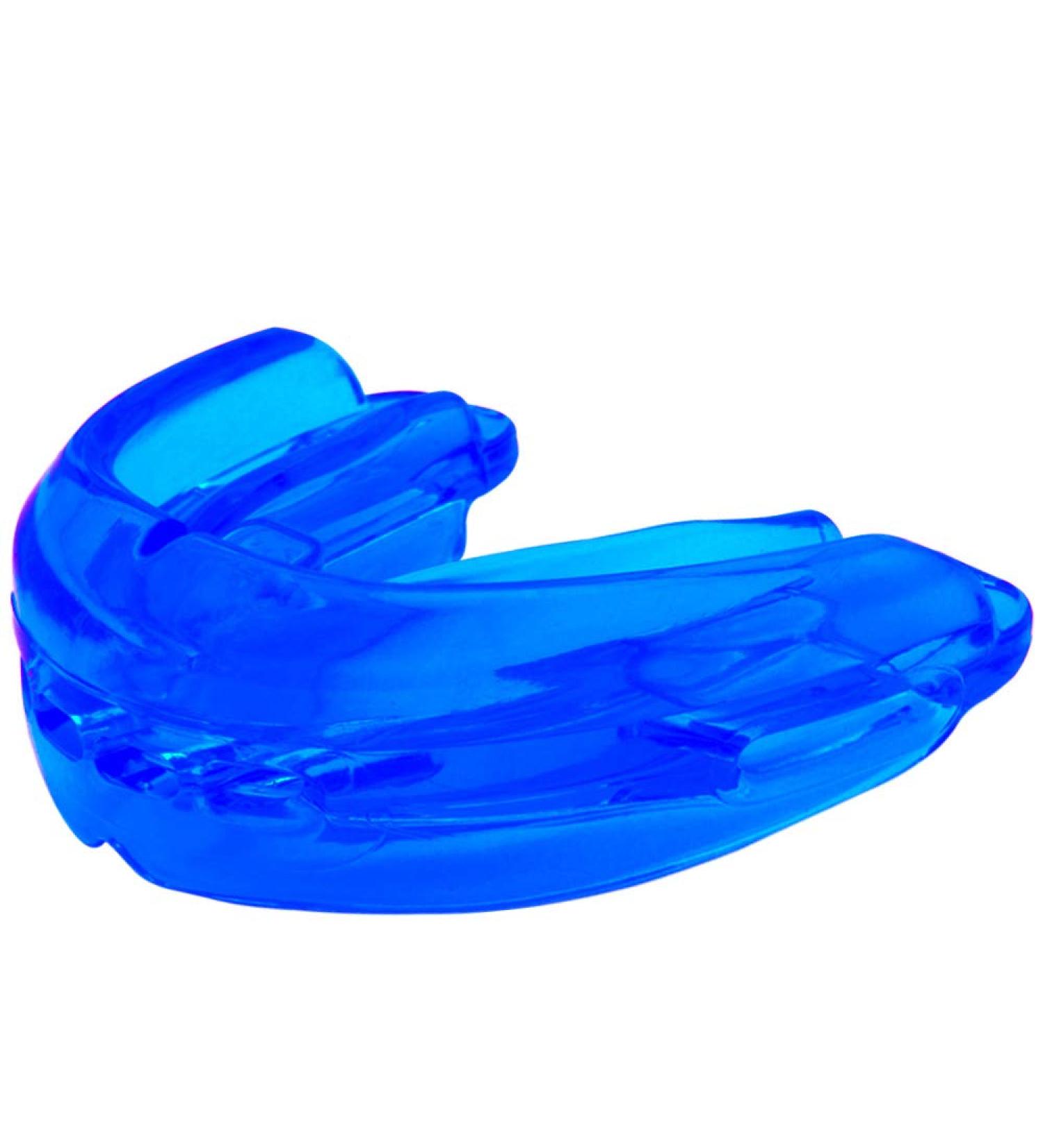 Mouth Guard Sports Youth Adult  Mouthguard for Braces Sparring Mouth Guard Double Braces  Premium Quality No Boiling Required Football  Taekwondo  Jujitsu and Karate. Blue - Buy Online on GoSupps.com