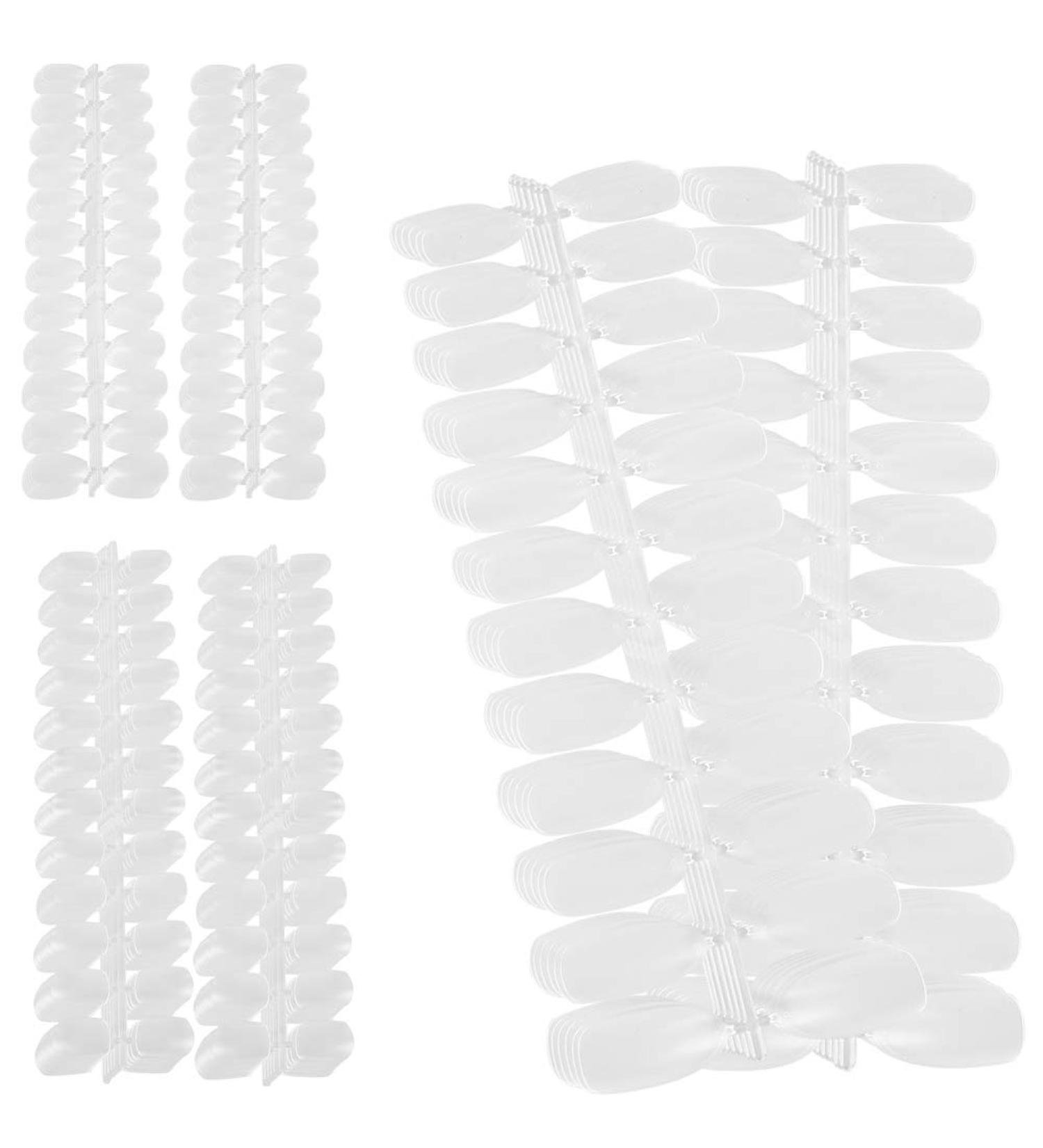 288 Ultra-Thin Transparent Nail Patches - Perfect for Nail Salons | All Paste Square - Buy Online on GoSupps.com