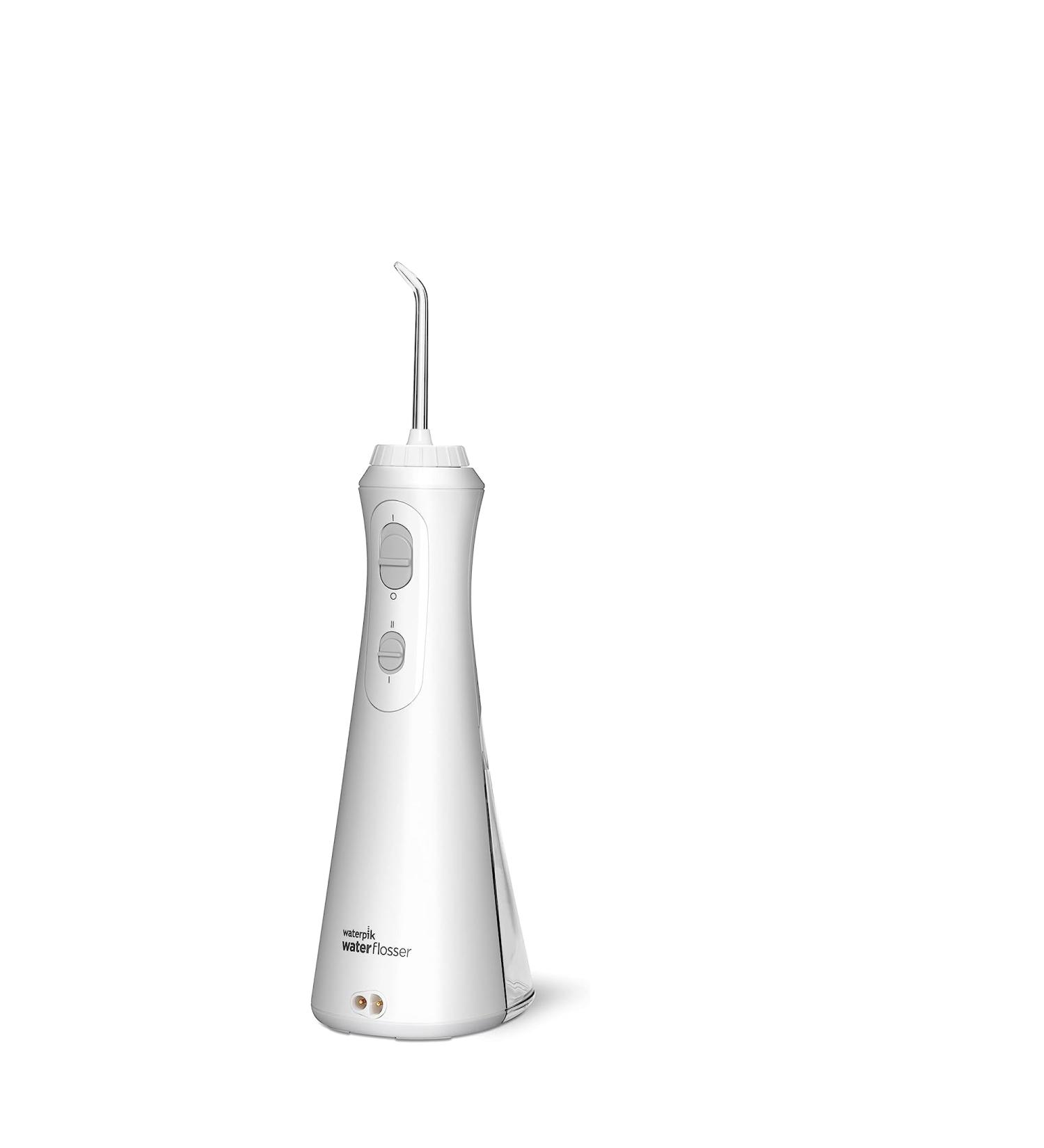 Waterpik Cordless Plus Water Flosser WP-450 - Rechargeable Portable & ADA Accepted - 4 Tips for Home & Travel - Buy Online on GoSupps.com