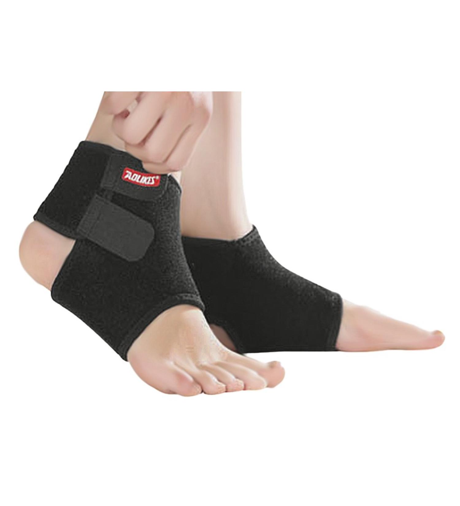 Ankle Brace for Kids | Adjustable Compression Support & Breathable Stabilizer - Pain Relief for Soccer & Basketball Injuries - Small Black - Buy Online on GoSupps.com
