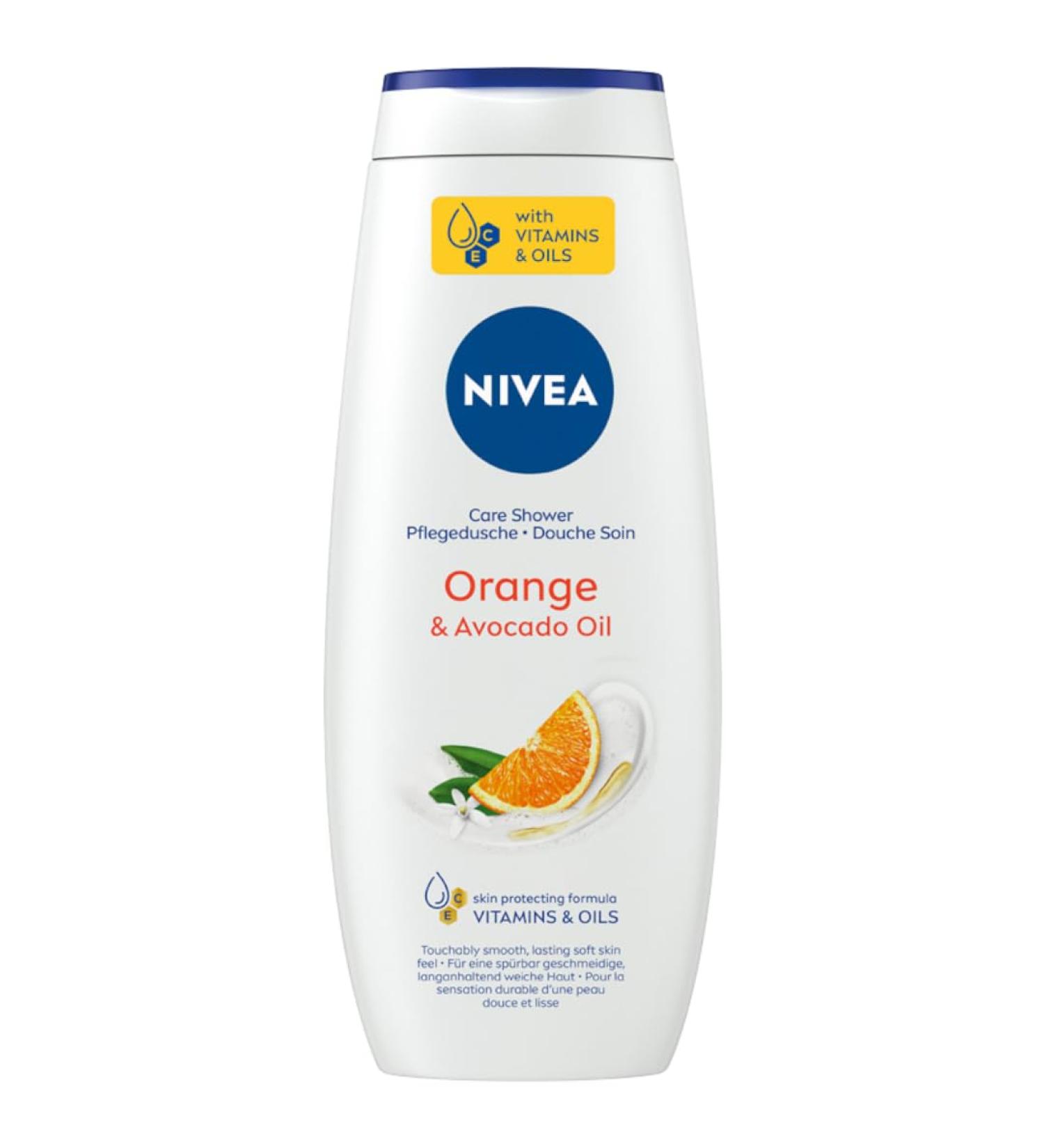 NIVEA Polish NIVEA Orange & Avocado Oil Body shower with oils 500 ml Orange 500 ml - Buy Online on GoSupps.com