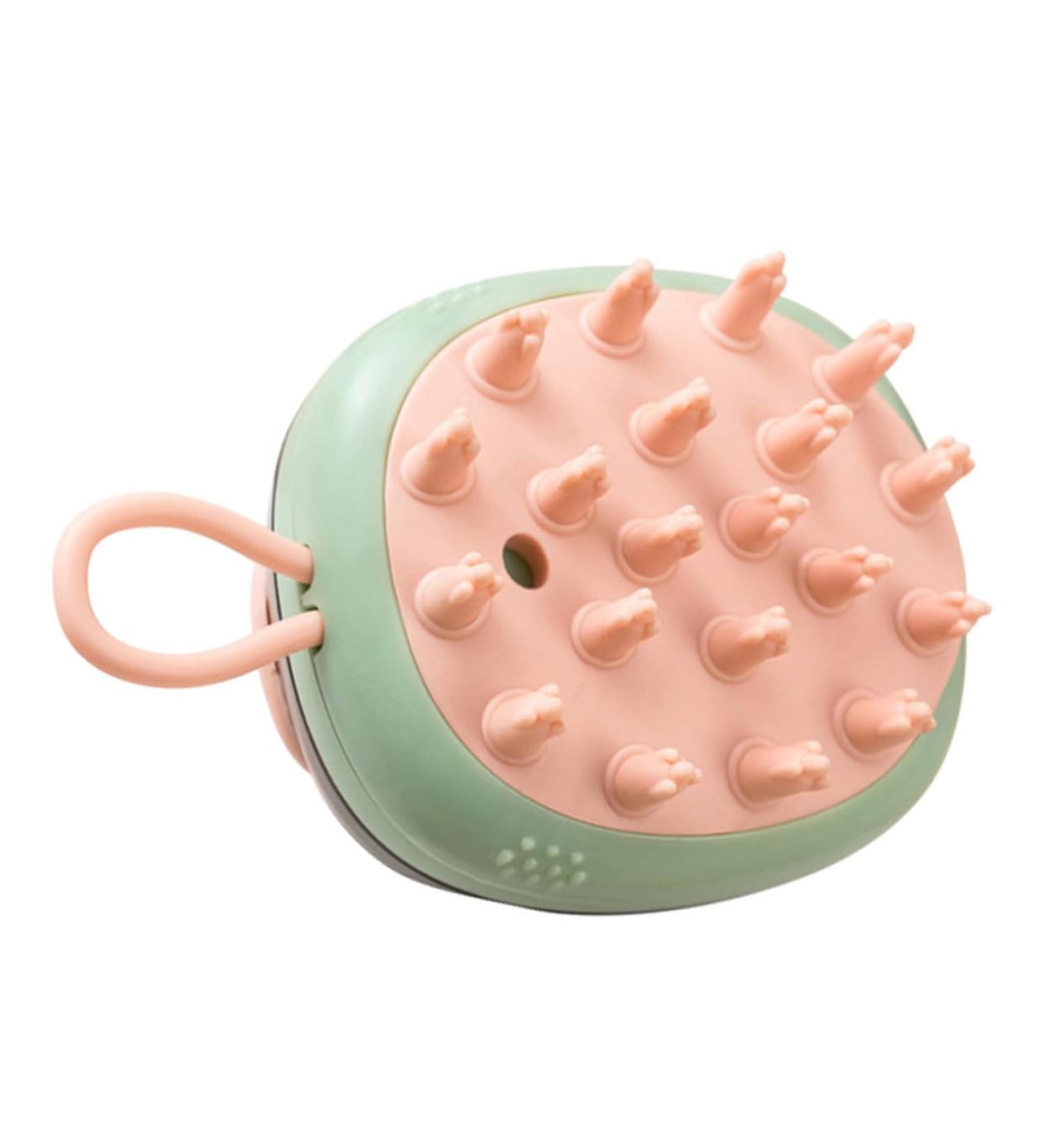 FRCOLOR Scalp Brush Food Grade Waterproof Shampoo Scrubber For Deep Cleansing Lightweight Easy To Hold For Home Use Pampering - Buy Online on GoSupps.com