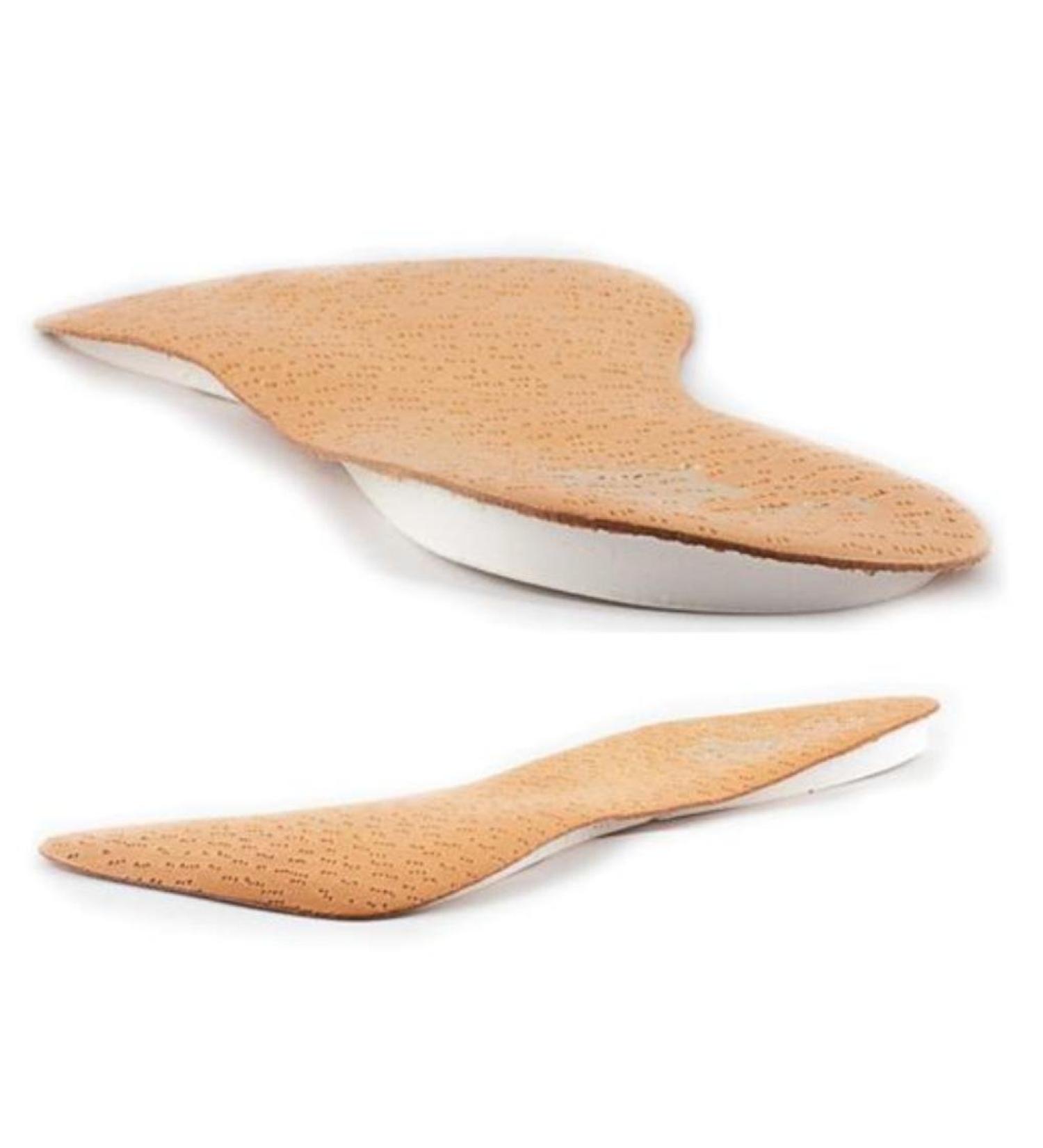 Pedag Correct Plus Wedge Insoles | German Manual Work 3/4 Length Orthopedic Footbed Vegetable Tanned Leather Size 37-40 EU | Comfort for Overpronators - Buy Online on GoSupps.com