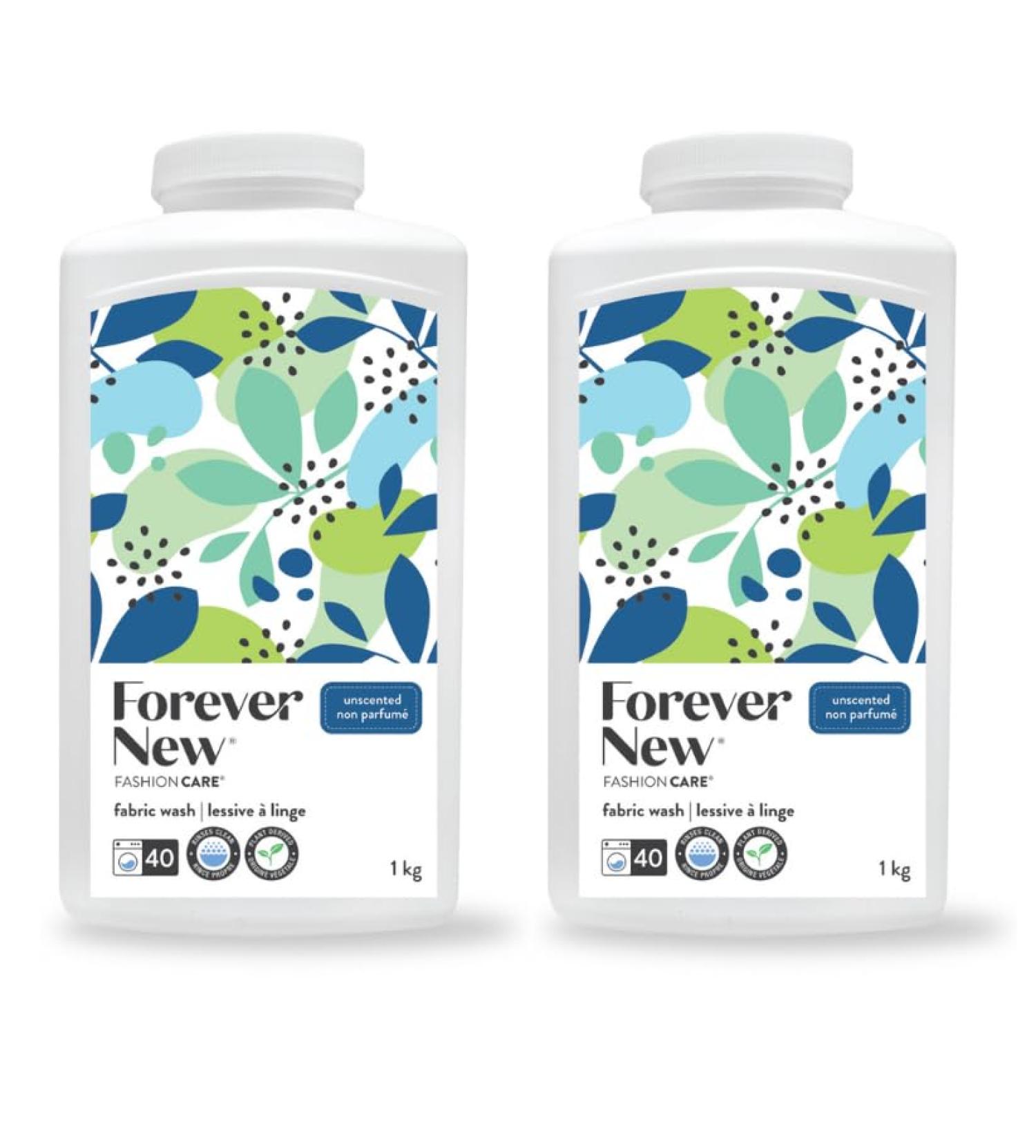Unscented Laundry Detergent Powder Delicate Natural Laundry Detergent Non-Toxic Laundry Detergent High Efficiency Stain Remover Laundry Powder Gentle Soft 80 Washes 2 Pack (1 kg each) Unscented 1 kg (Pack of 2) - Buy Online on GoSupps.com