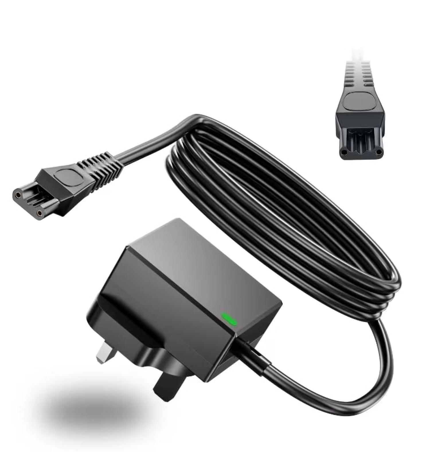 15V Philips Shaver Charger HQ8505 Cable UK - Compatible with Norelco Series 3000, 5000, 7000, 9000, One Blade QP6510, QP6520, QP6550, QP6610, QP6650 - Electric Shaver Adapter Power Supply - Buy Online on GoSupps.com