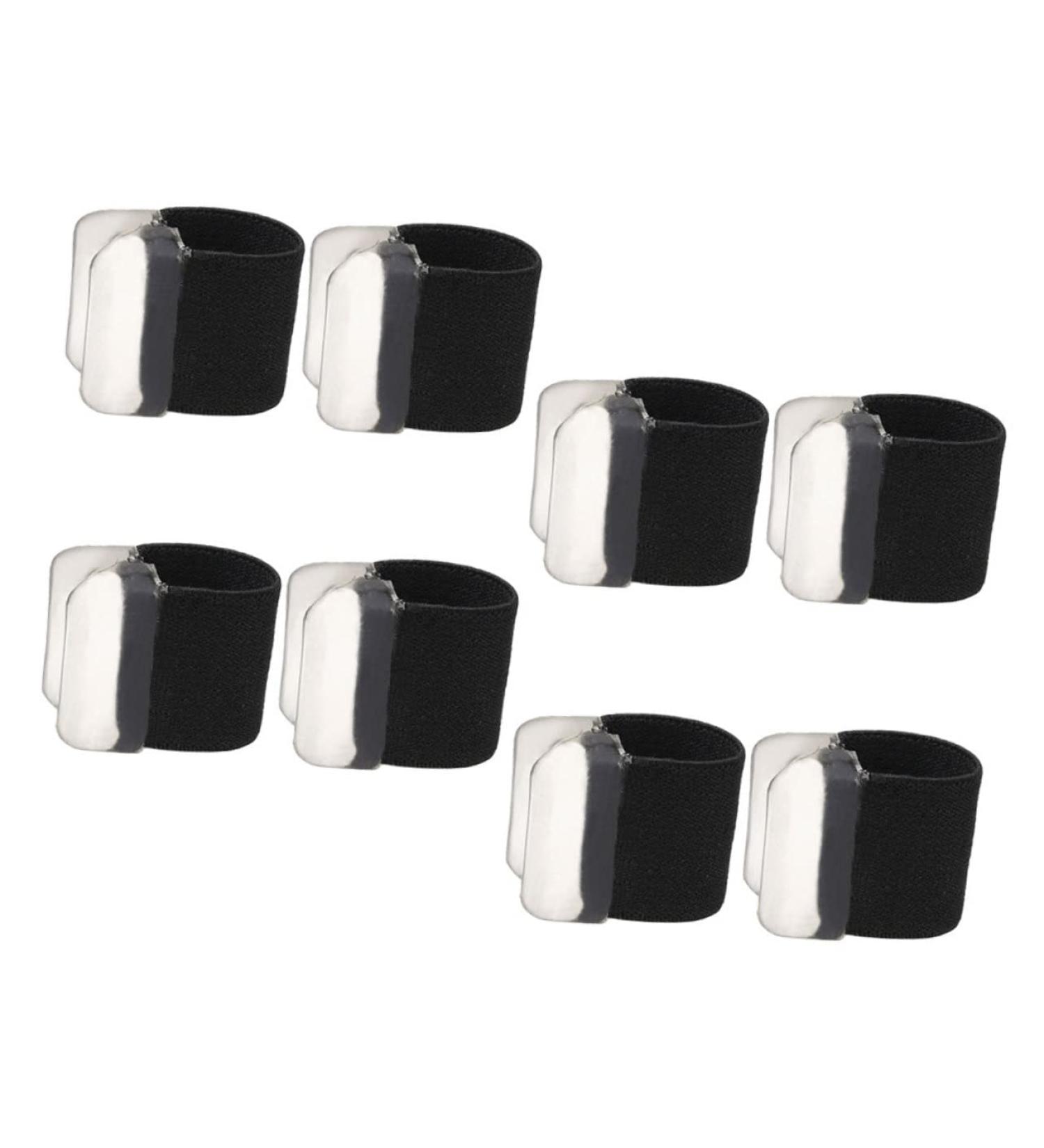 Orthopedic Bunion Toe Separator | 4 Pairs Toe Spreaders for Men | Flexible & Soft | FOMIYES Black Toe Separator 2.5x2cm - Buy Online on GoSupps.com