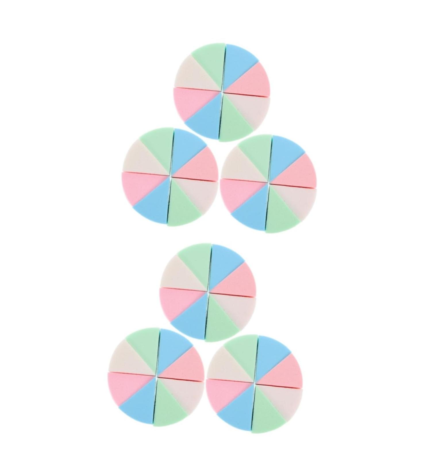 MAGICLULU 6 Sets Triangular Sponge Puff Makeup Makeup Sponges for Press Powder Puff Makeup Powder Puff Shape Makeup Sponge Cosmetic Puff Triangle Miss Loose Powder The Face - Buy Online on GoSupps.com