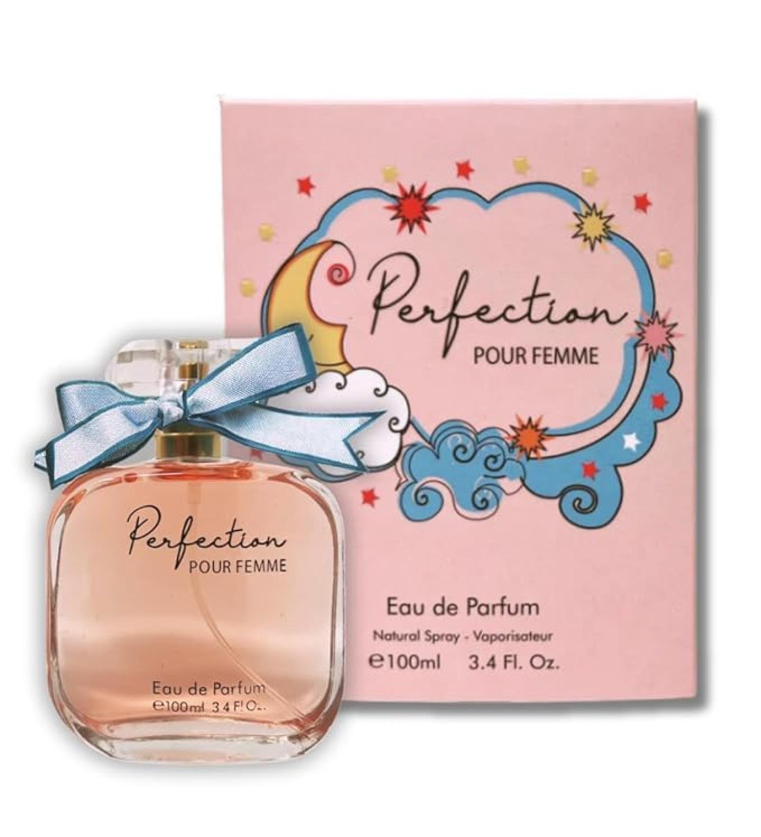 THE PERFECTION POUR FEMME EAU DE PARFUM e100ml. 3.4 FL. OZ. Amber Floral fragrance for women. - Buy Online on GoSupps.com