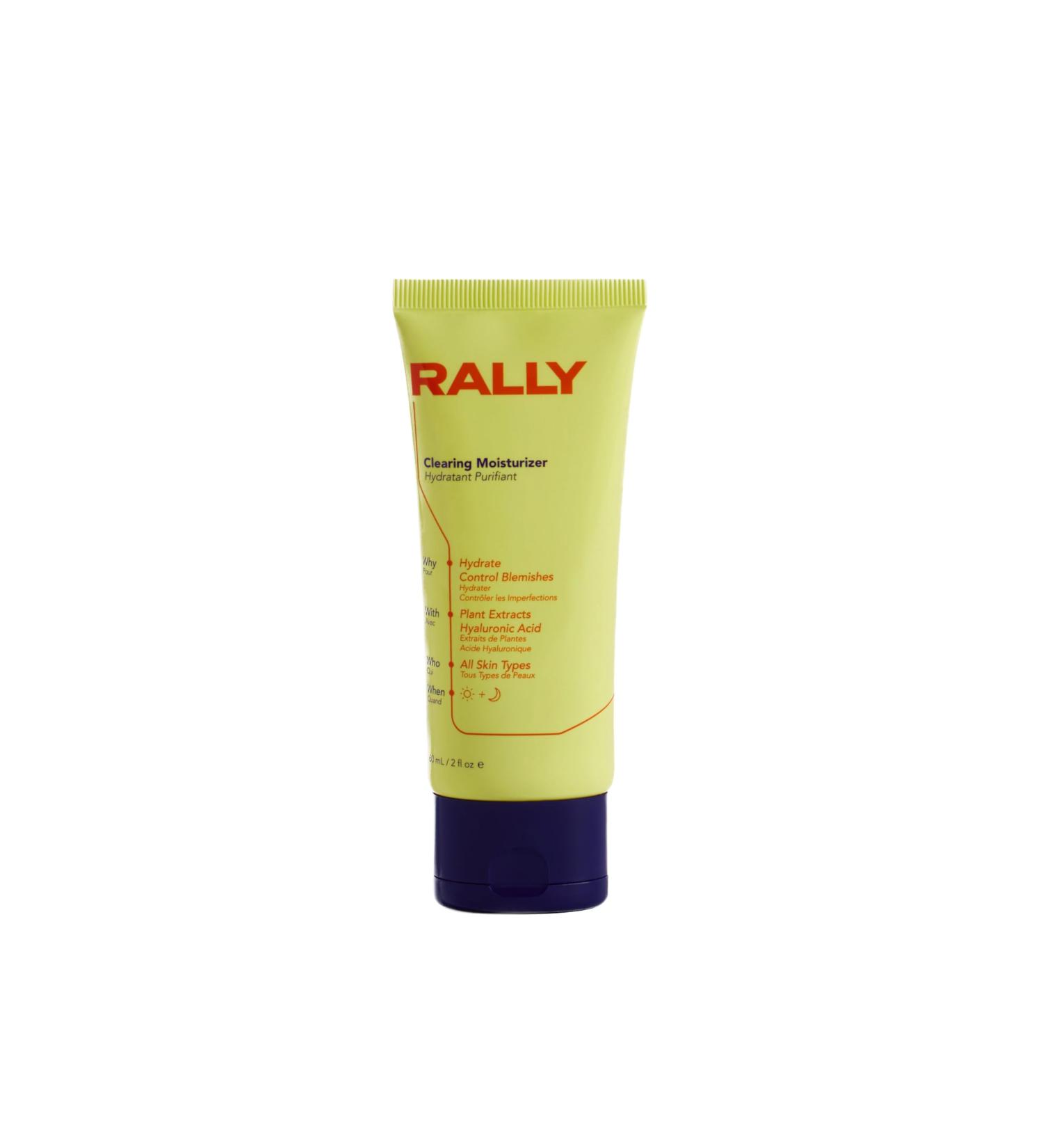 RALLY Plant-Based Gel Cream Moisturizer | Hydrate & Control Blemishes for Teens & Athletes | 2 OZ - International Shipping Available - Buy Online on GoSupps.com
