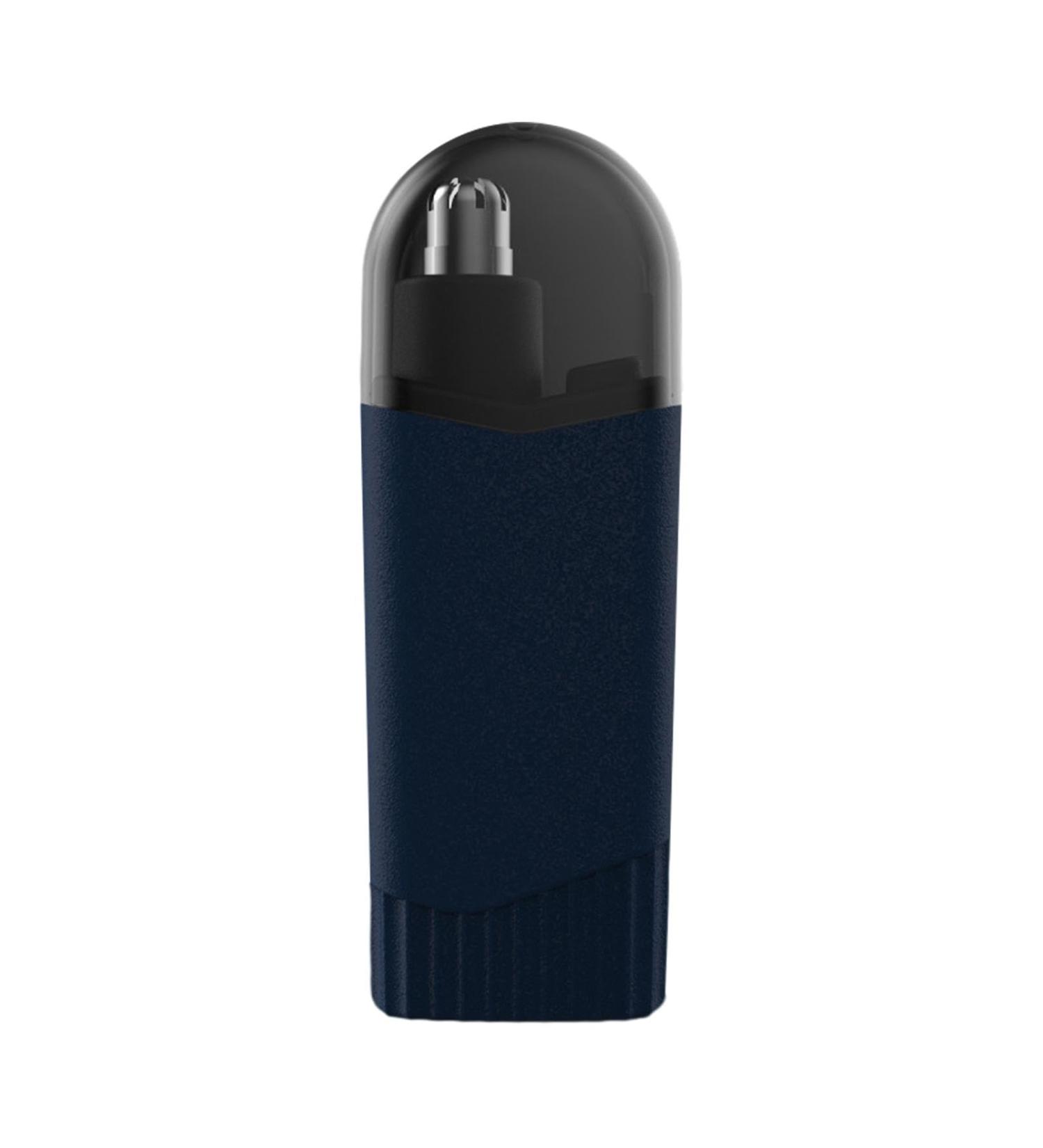 Rechargeable Waterproof Nose Hair Trimmer - Portable Multifunctional Ear & Nose Clippers - Cordless Precision Hair Remover in Navy Blue - Buy Online on GoSupps.com