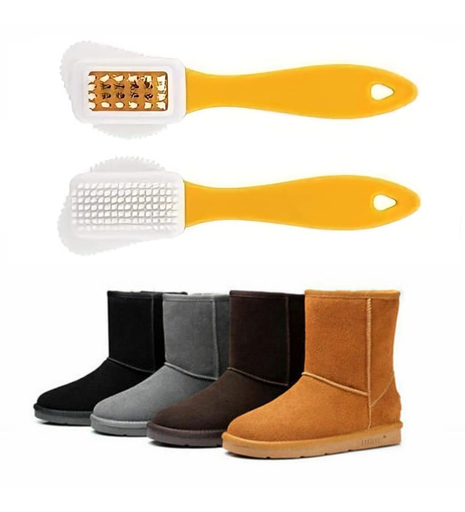 Suede & Nubuck Brush Cleaner Restorer - Bring Your Shoes, Bags & Jackets Back to Life! (1) - Buy Online on GoSupps.com