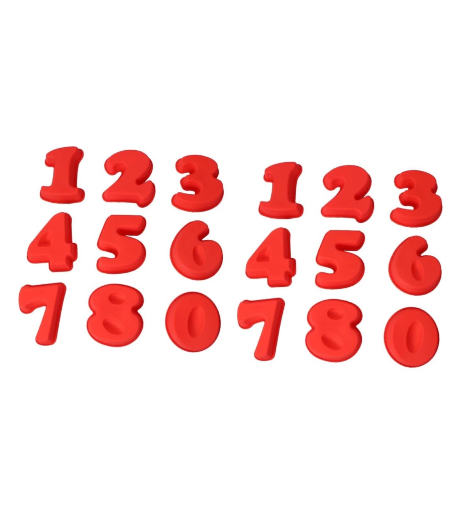 Milisten 18 Pcs Star Decor Silicone Number Cake Moulds Silicone Chocolate Mold Cake Decorating Mold Molds for Resin Ice Cream Decor Number Shaped Mold Cake Molds Resin Molds Tool Candy mediumx2pcs - Buy Online on GoSupps.com
