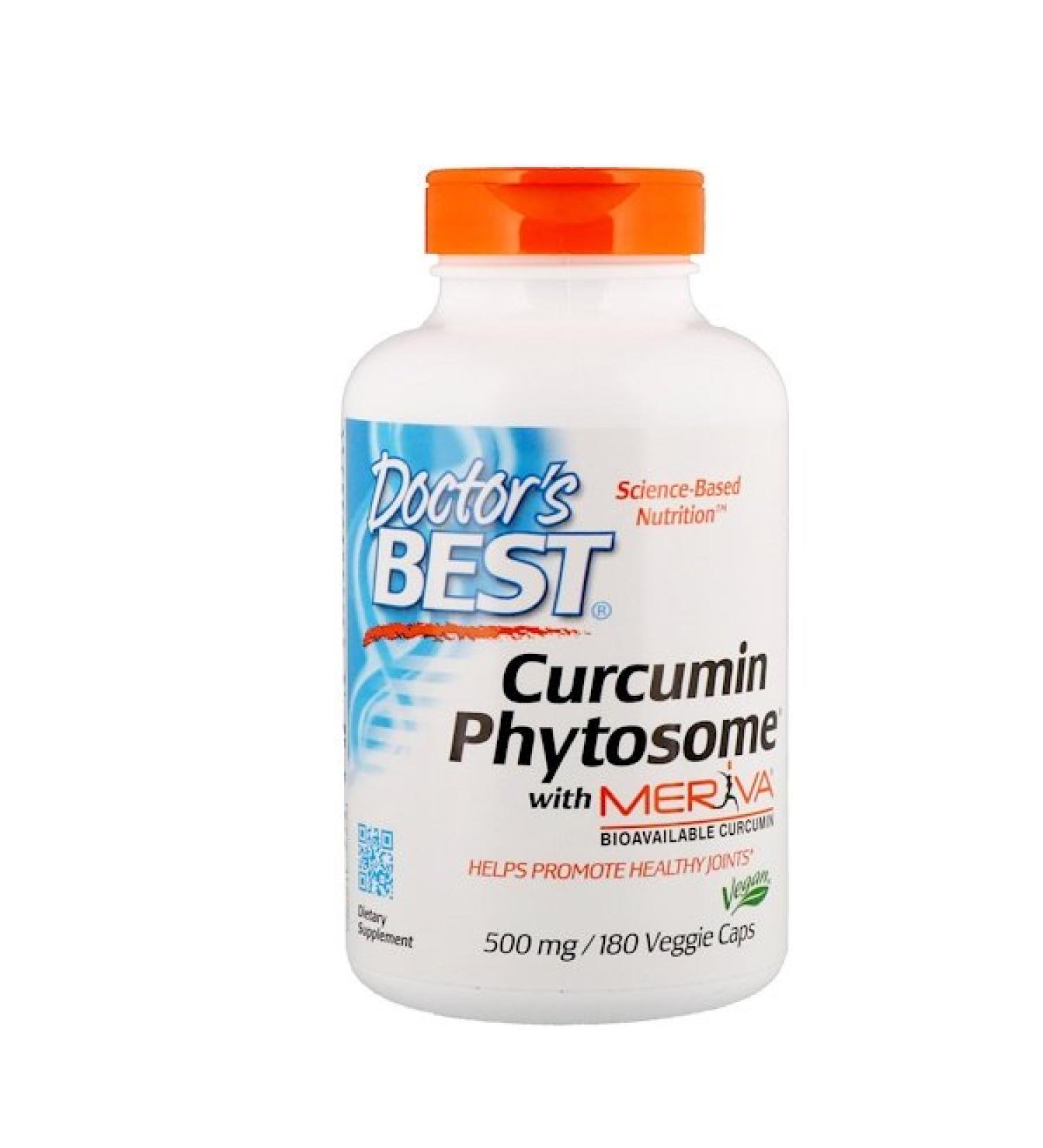 Doctor's Best Curcumin Phytosome with Meriva 500 mg 180 Veggie Caps