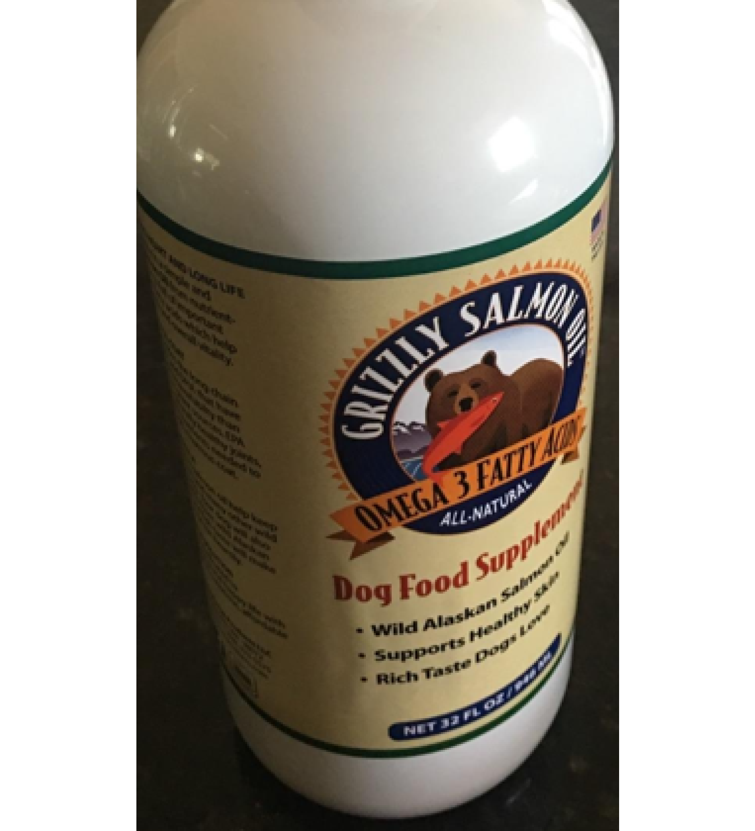 Salmon Plus Omega Fatty Acids Supplement for Dogs & Cats, 32 Fl Oz - Wild-Sourced Salmon Oil for Dogs, Omega 3-6-9
