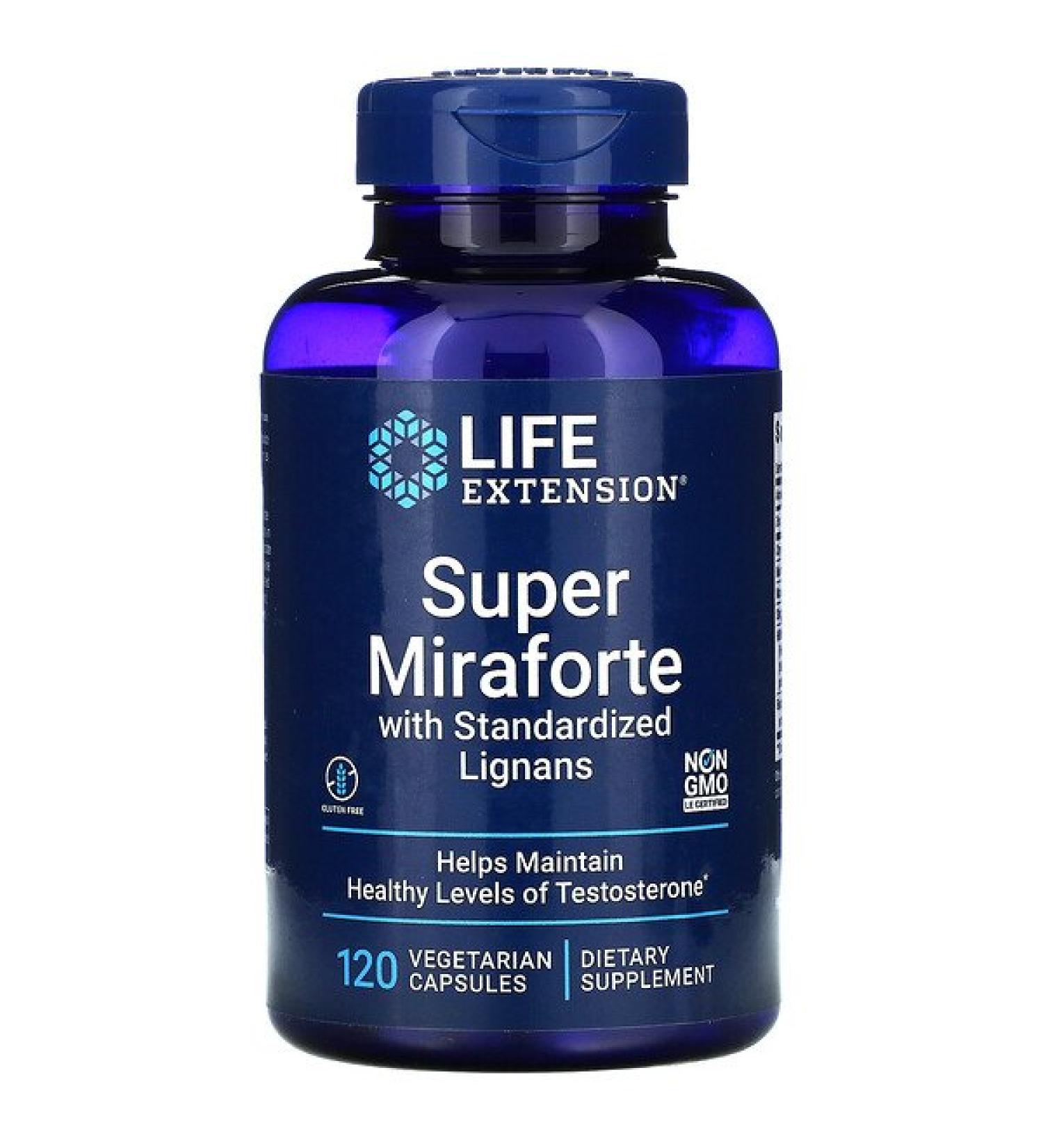Life Extension Super Miraforte with Standardized Lignans 120 Vegetarian Capsules
