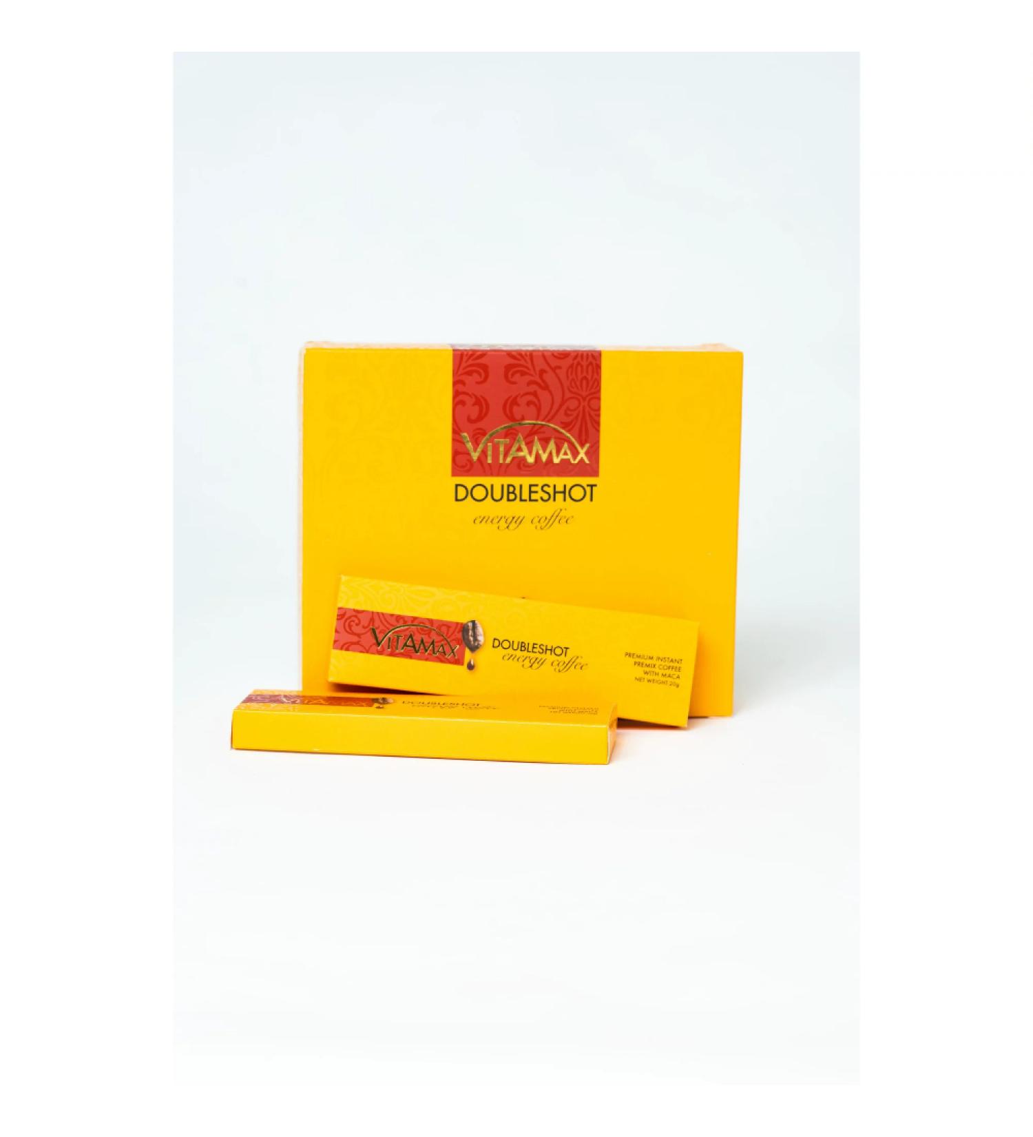 African Delights Vitamax Doubleshot Energy Coffee - 10 Sachets | Boost Your Energy with Authentic African Flavors - Buy Online on GoSupps.com