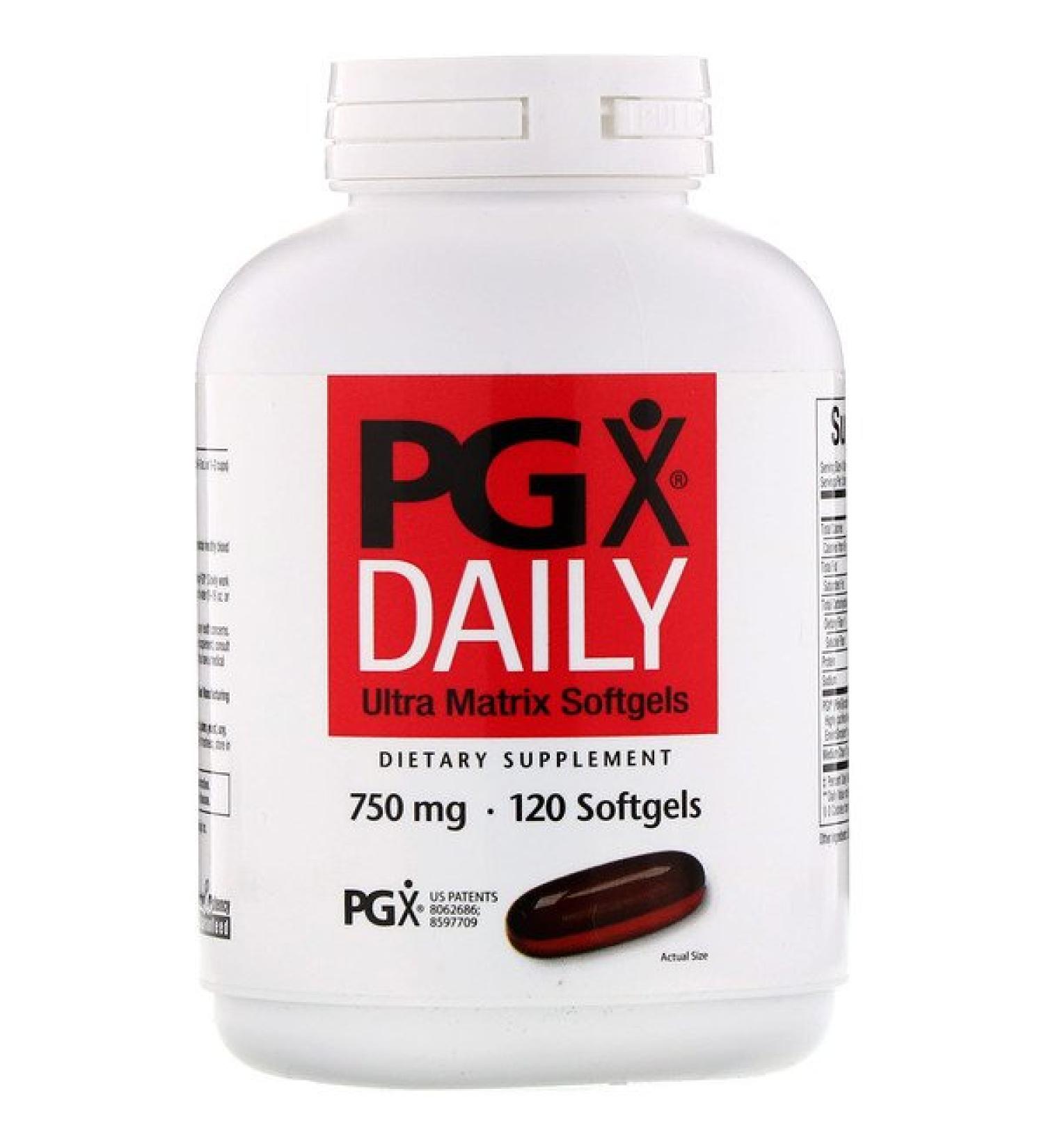 Natural Factors PGX Daily Ultra Matrix Softgels 750 mg 120 Softgels