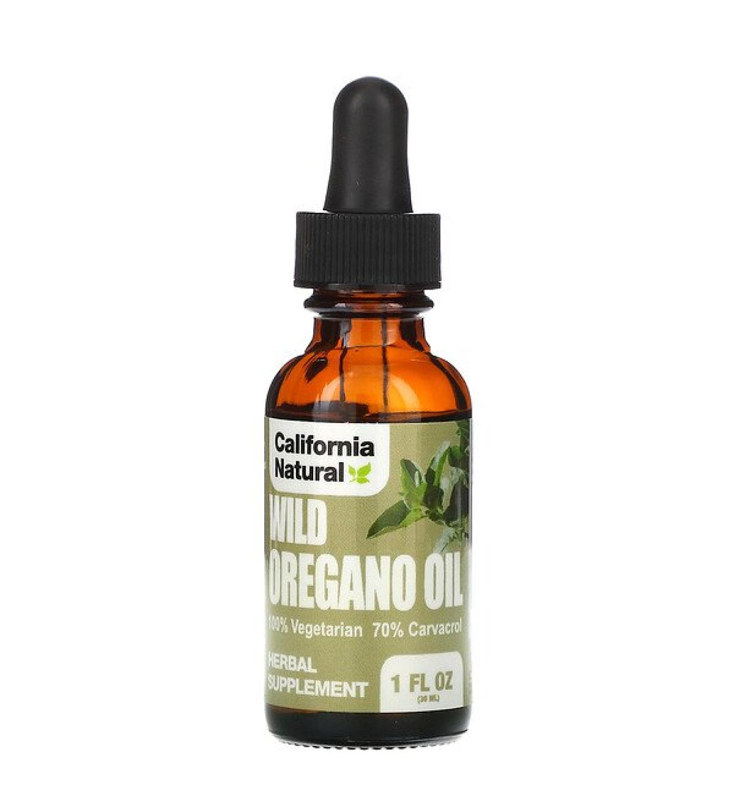 California Natural Wild Oregano Oil 1 fl oz (30 ml)