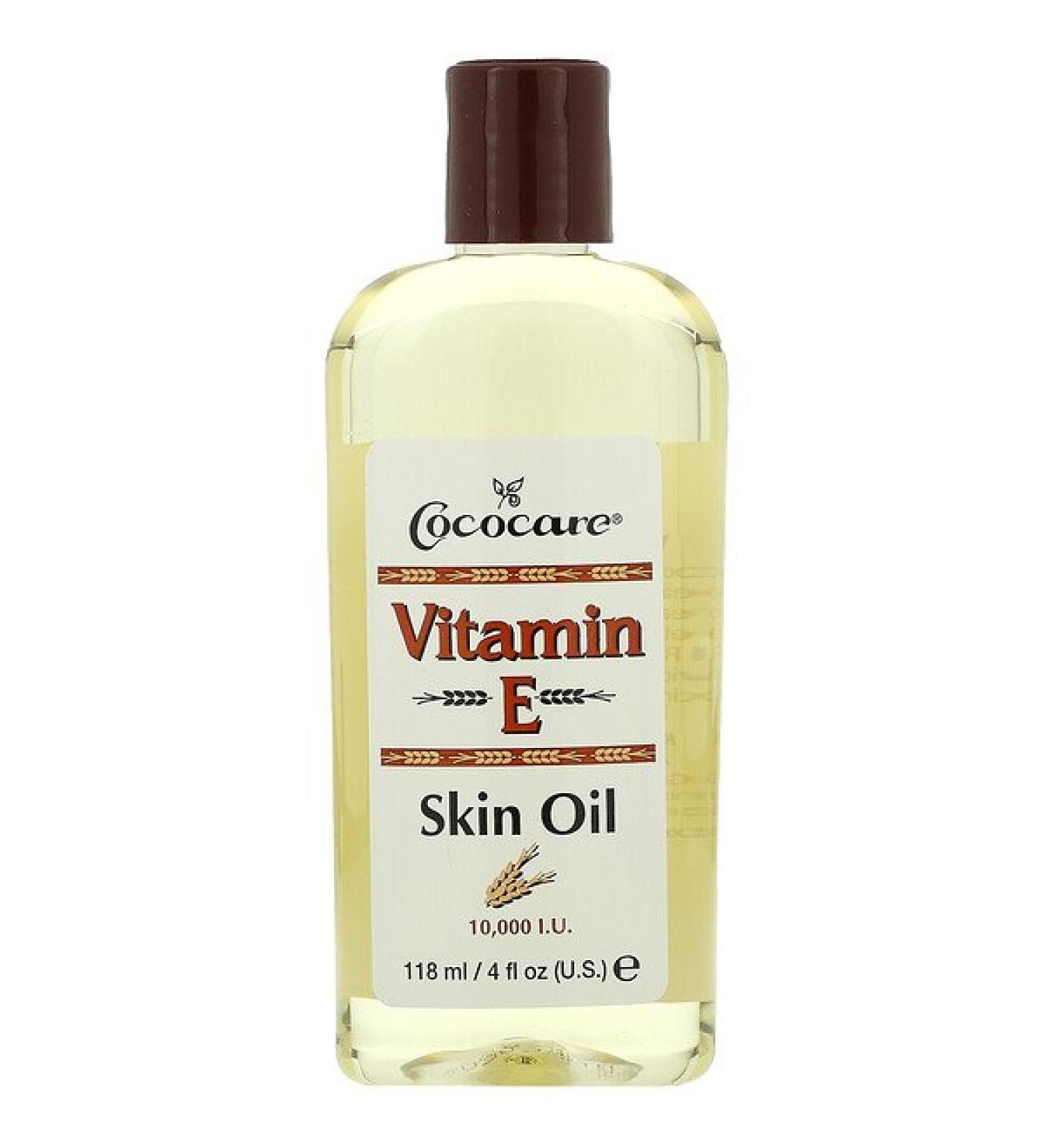 Cococare Vitamin E Skin Oil 10000 I.U. 4 fl oz (118 ml)