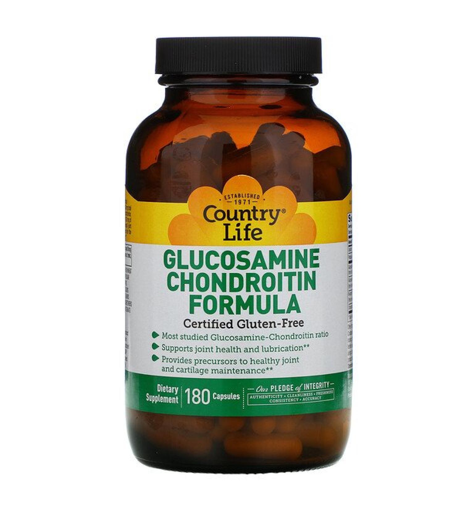 Country Life Glucosamine Chondroitin Formula 180 Capsules