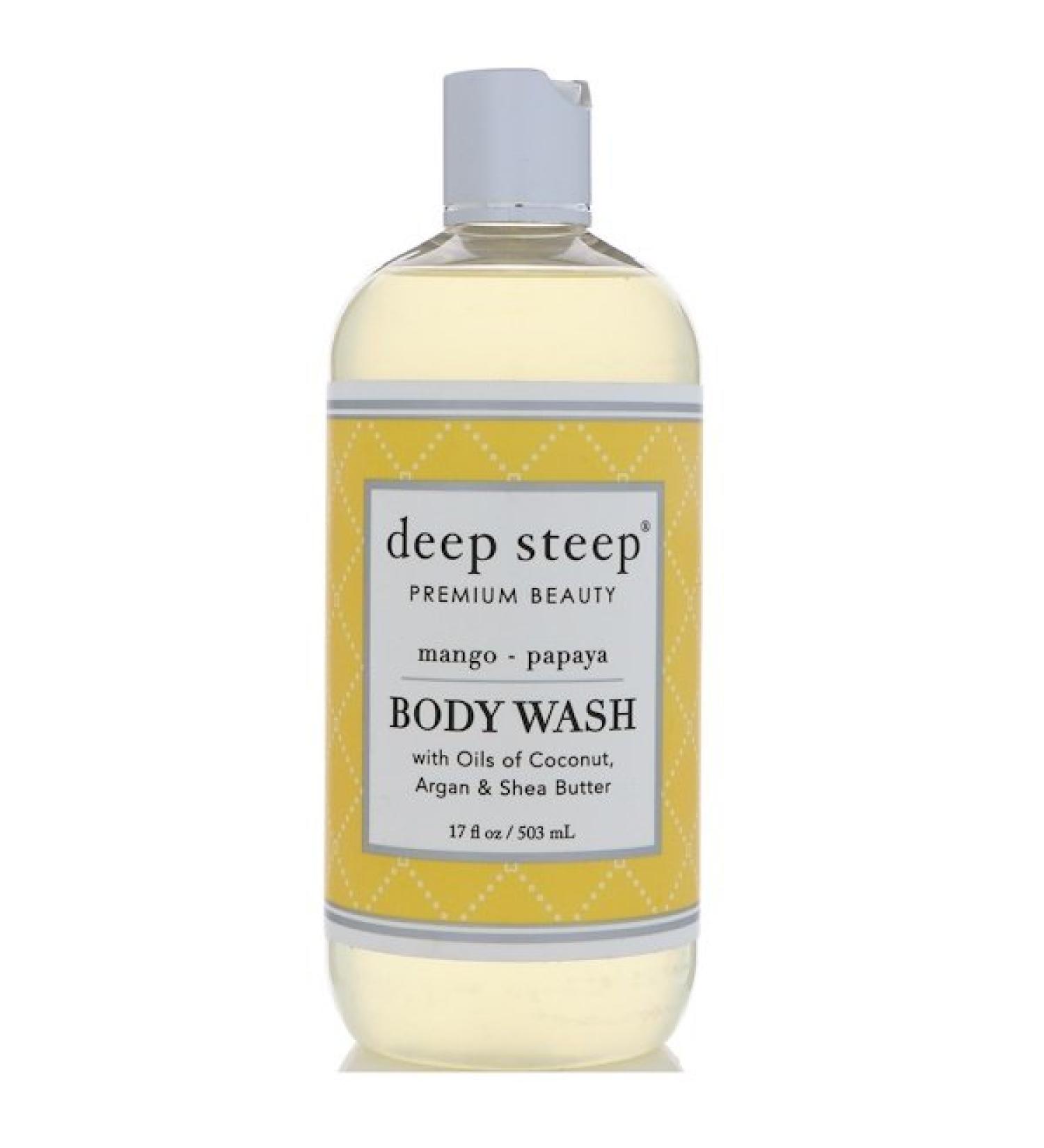 Deep Steep Body Wash Mango Papaya 17 fl oz (503 ml)