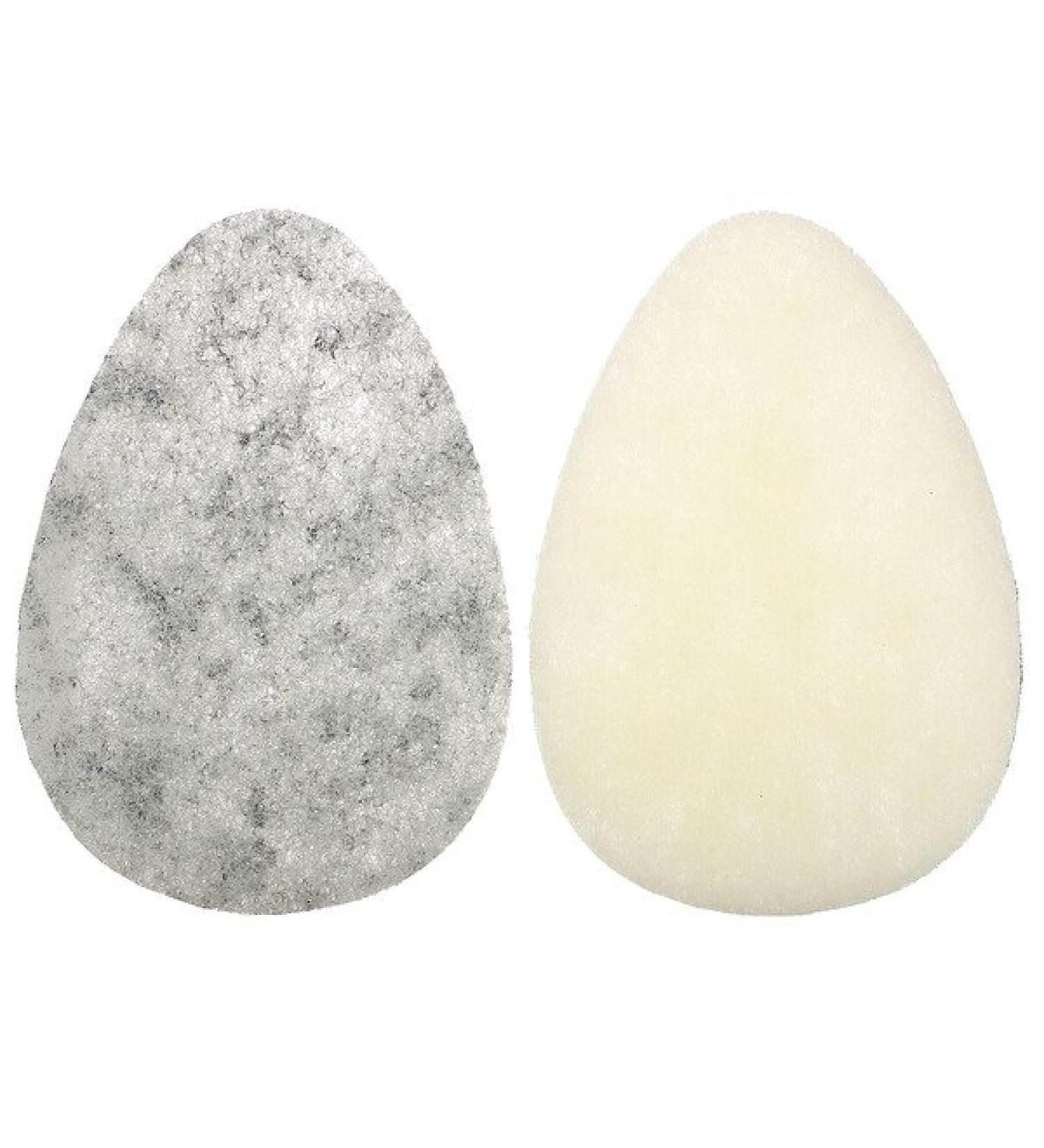 EcoTools Infused Facial Sponges Rose Petal + Bamboo Charcoal  2 Sponges