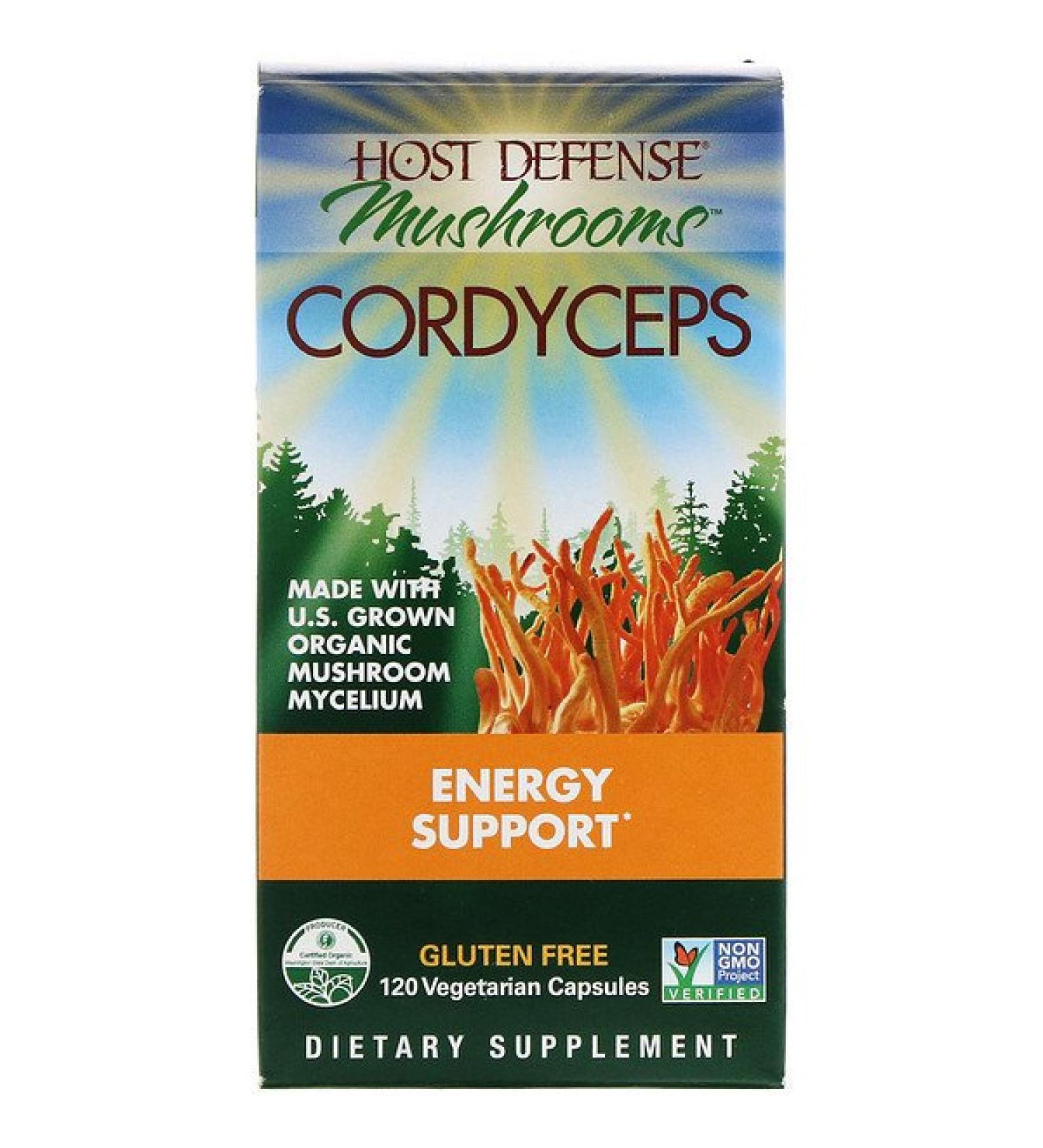Fungi Perfecti Cordyceps Energy Support 120 Vegetarian Capsules