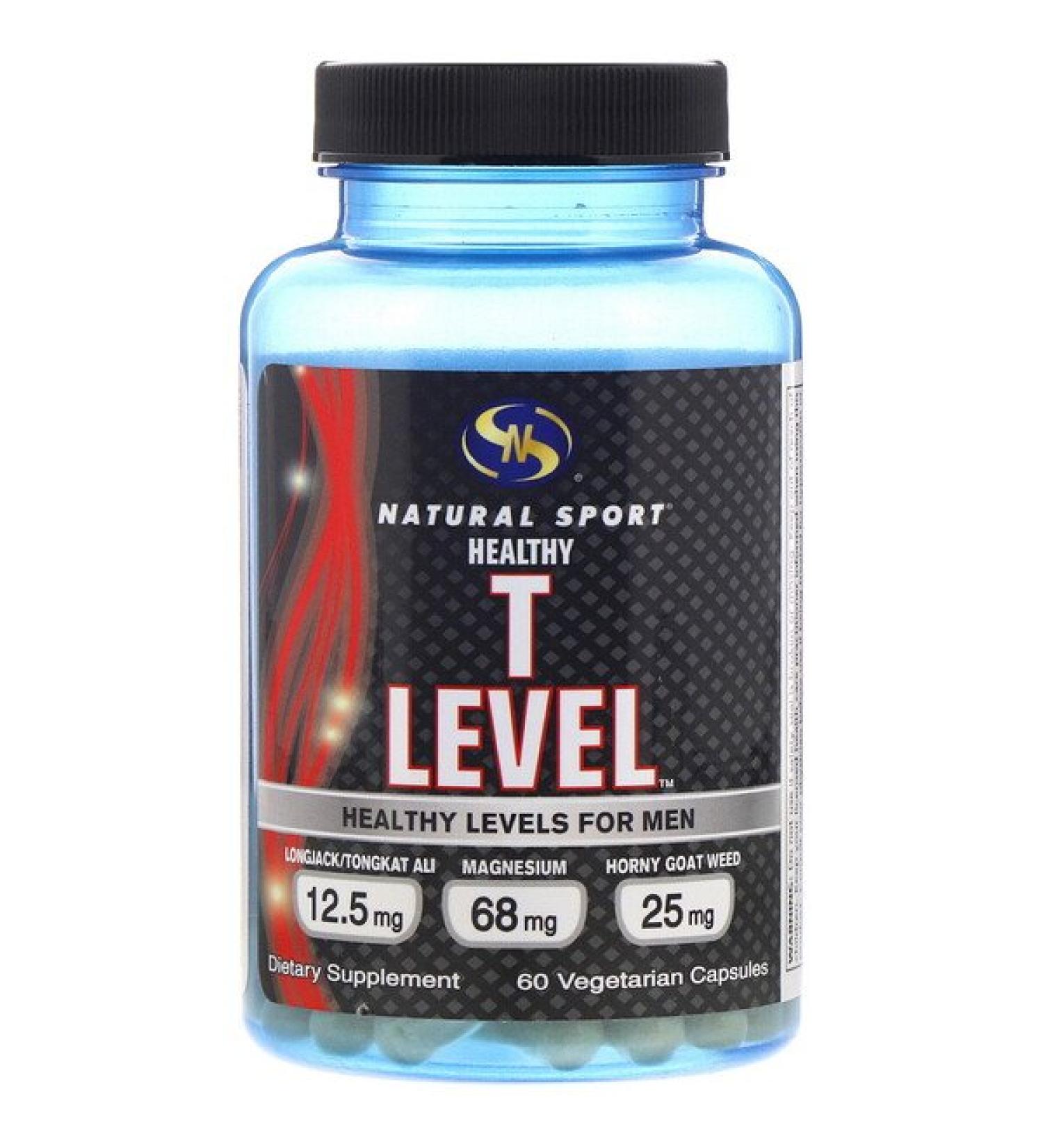Natural Sport Healthy T Level for Men 60 Vegetarian Capsules