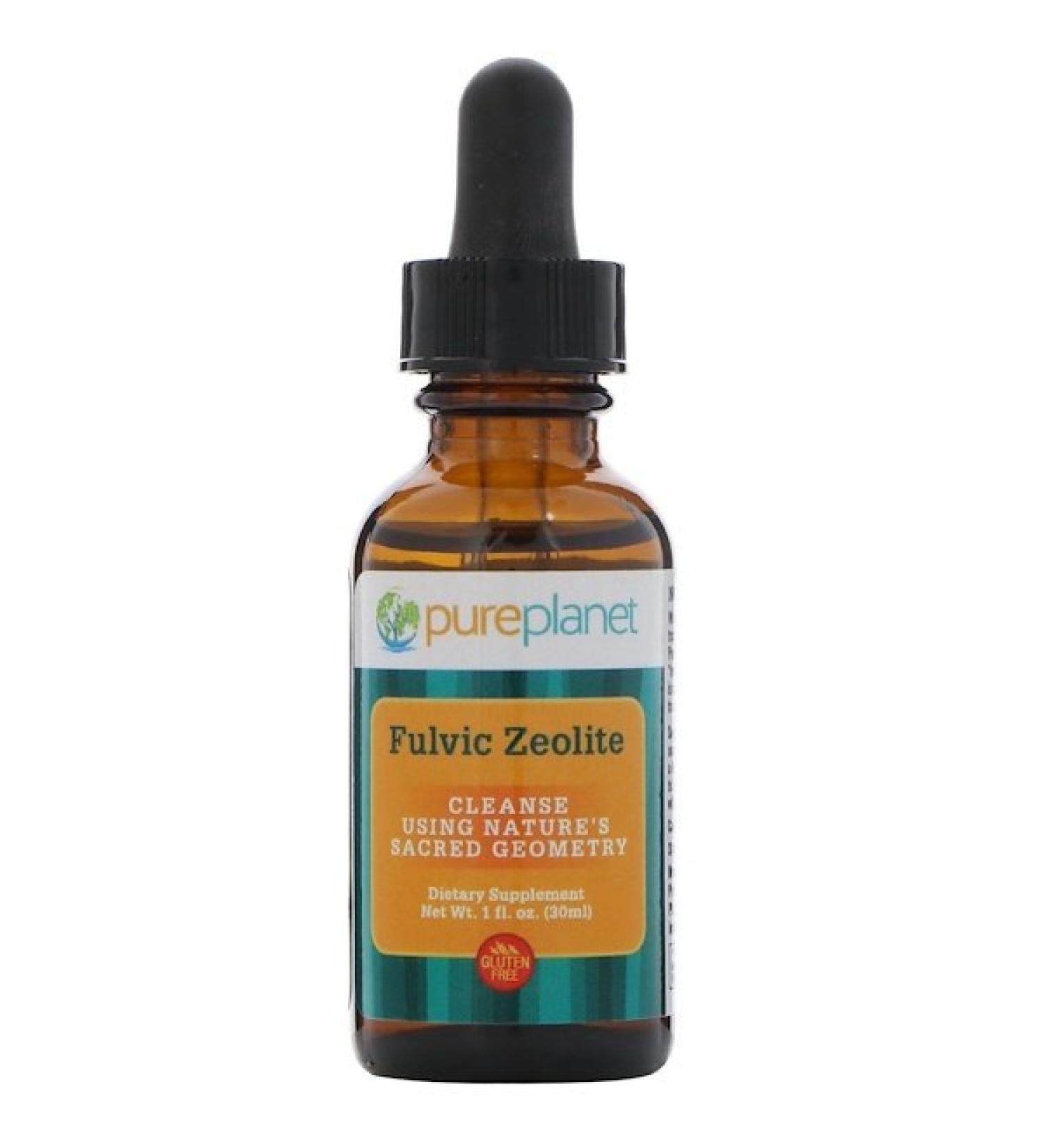 Pure Planet Fulvic Zeolite 1 fl oz (30 ml)