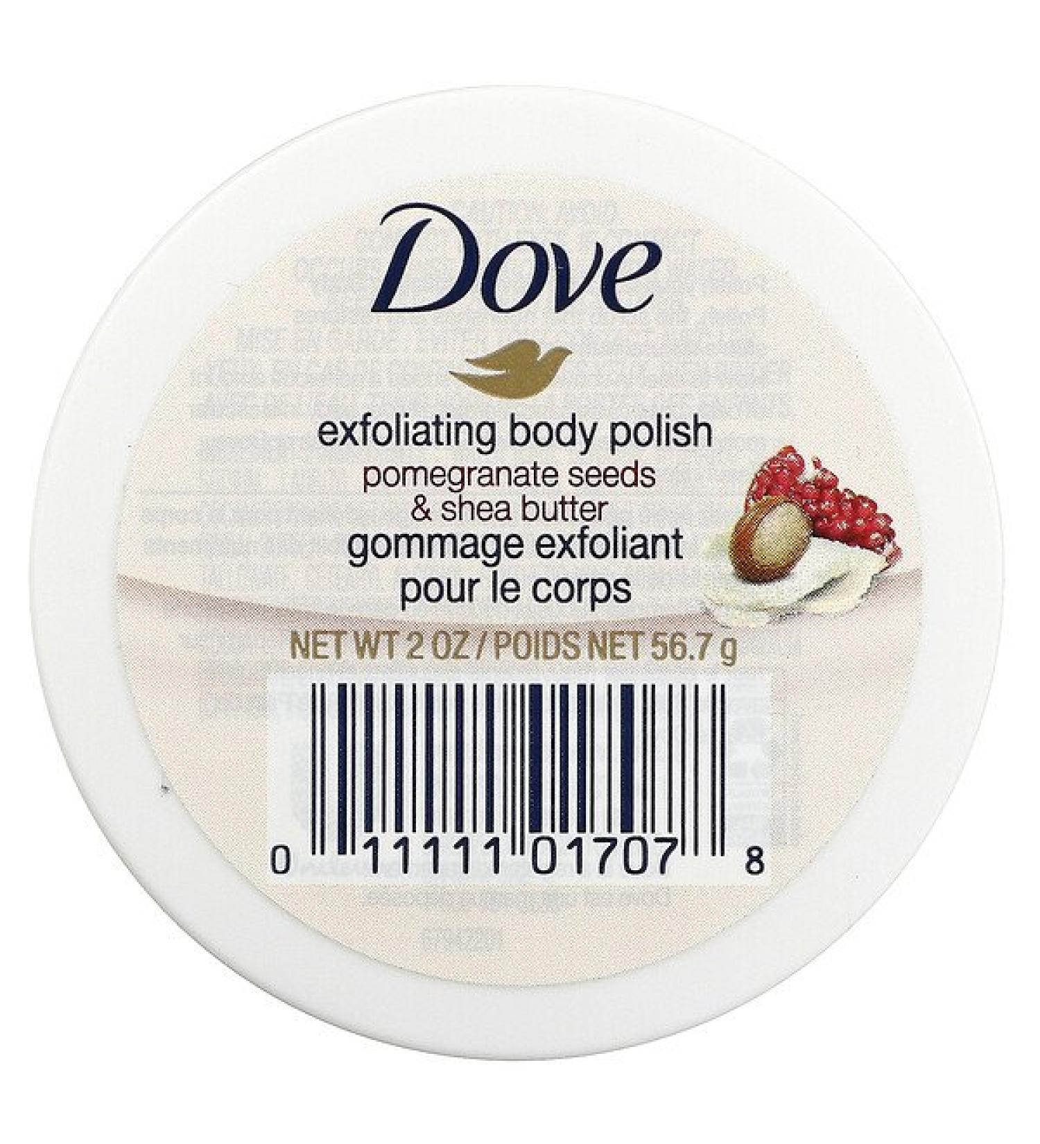 Buy Dove Exfoliating Body Polish with Pomegranate Seeds & Shea Butter 2 oz - Smooth Skin & Hydration - Buy Online on GoSupps.com