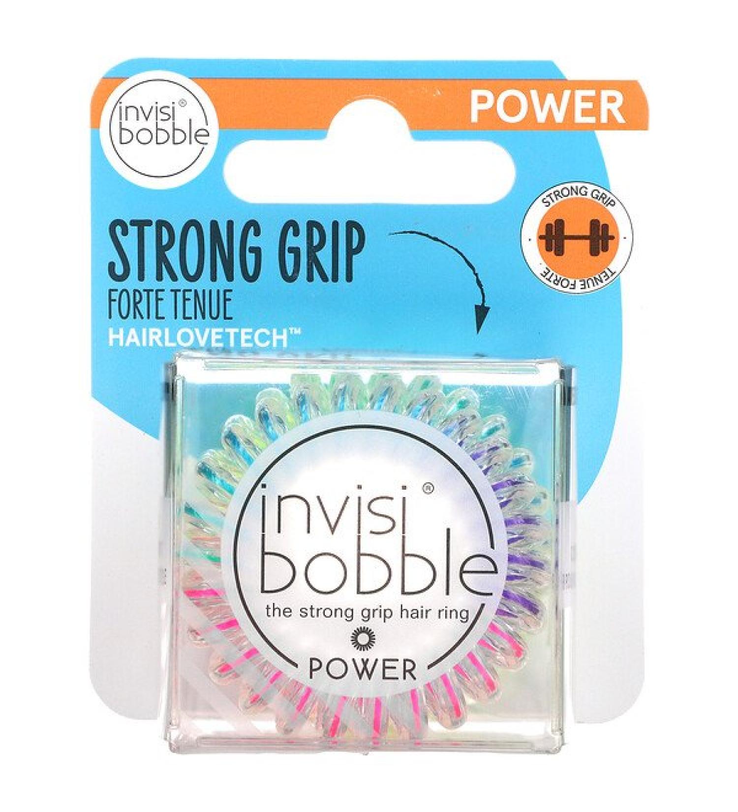 Invisibobble Power Magic Rainbow Hair Rings - Strong Grip 3 Pack - Buy Online on GoSupps.com
