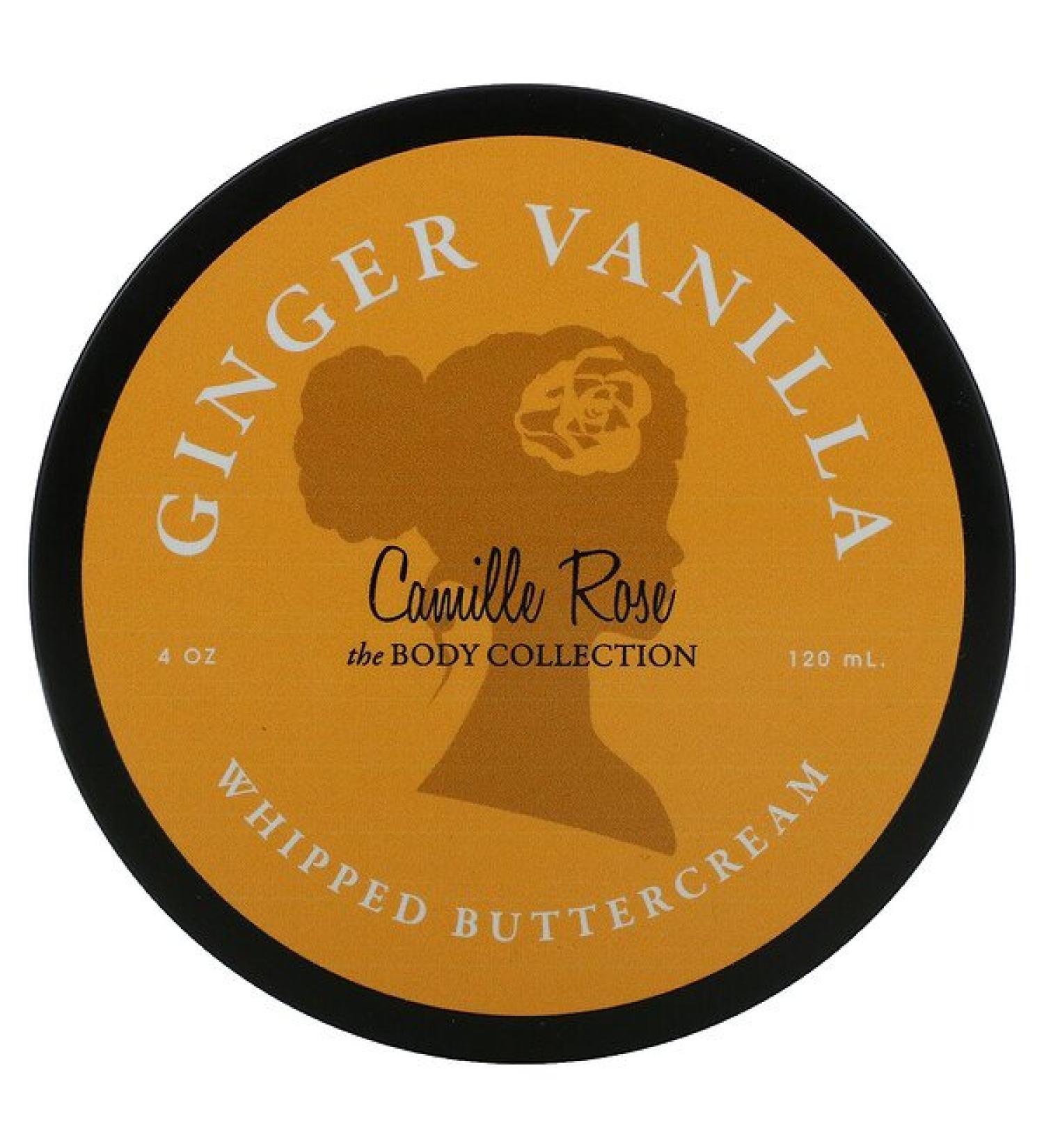 Camille Rose Ginger Vanilla Whipped Buttercream - 4 oz | Moisturizing Body Collection - Buy Online on GoSupps.com