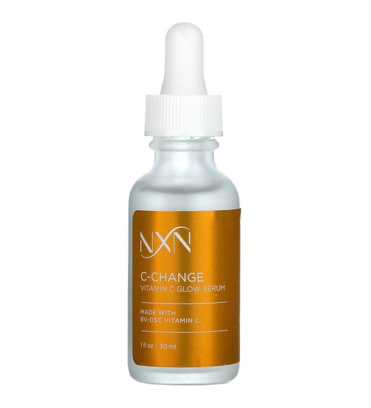 NXN Nurture by Nature C-Change Vitamin C Glow Serum - 1 fl oz | Radiant Skin Solution - Buy Online on GoSupps.com