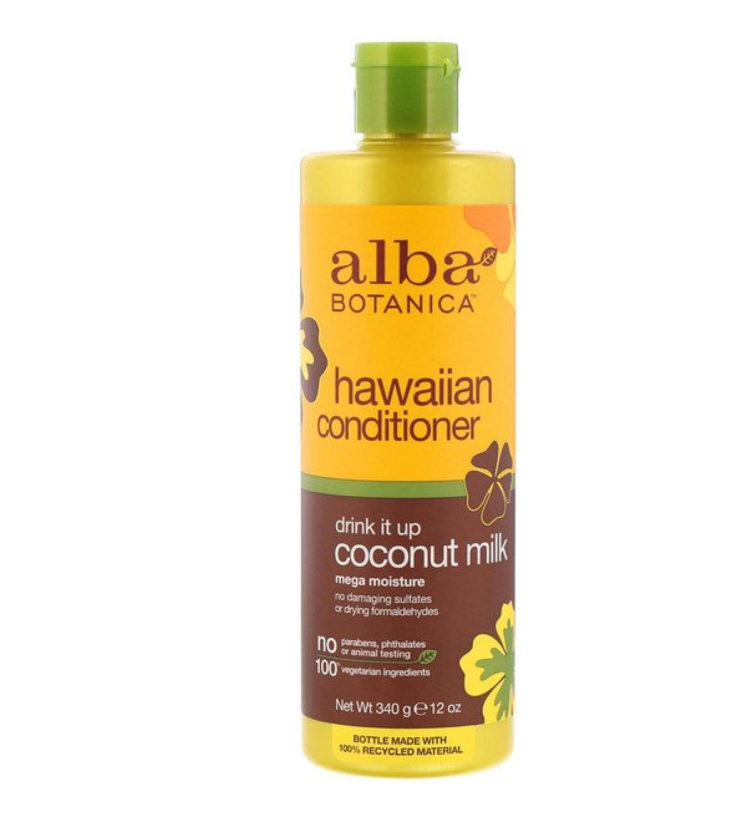 Alba Botanica Hawaiian Conditioner Drink It Up Coconut Milk 12 oz (340 g)