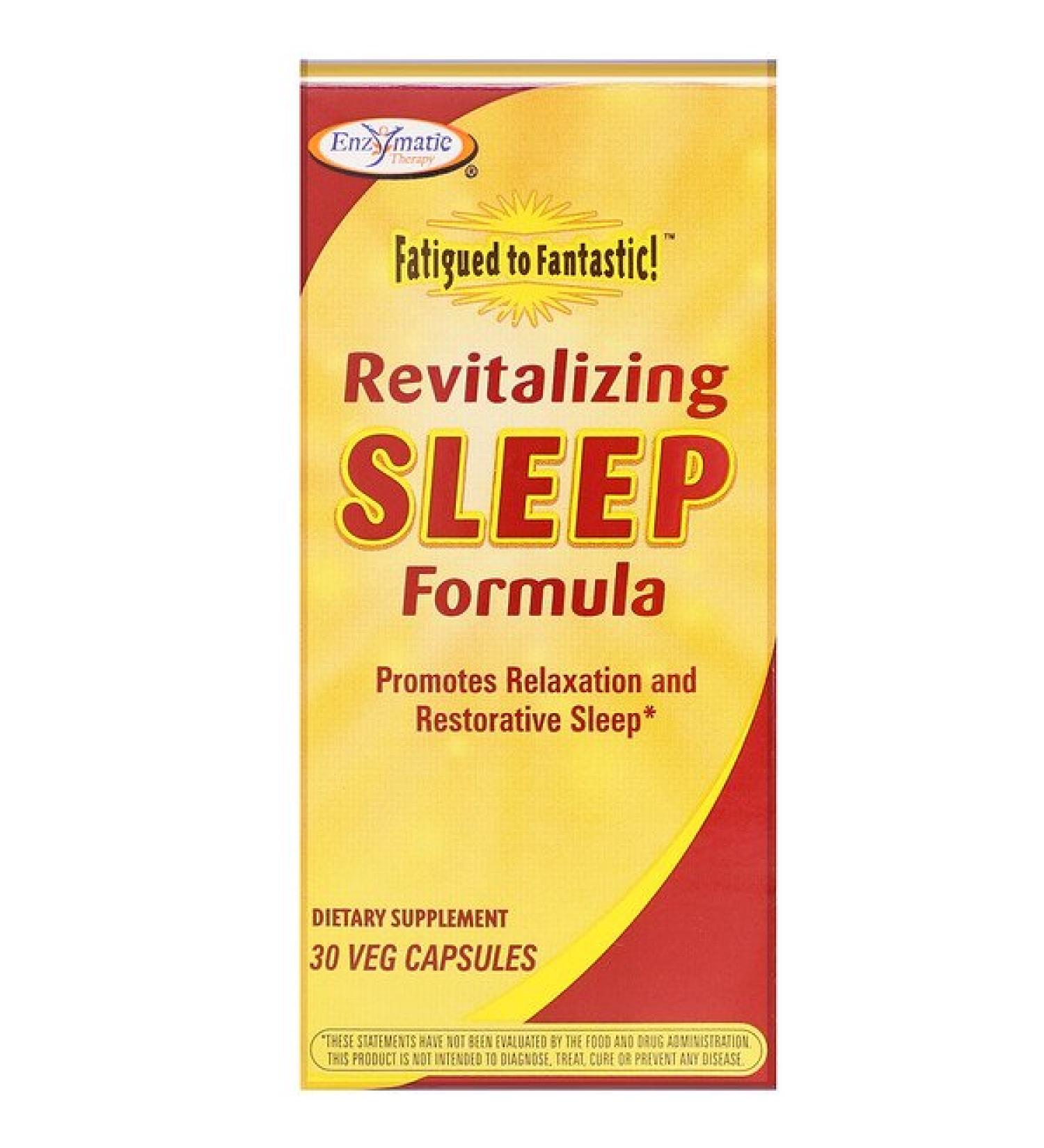 Enzymatic Therapy Fatigued to Fantastic! Revitalizing Sleep Formula 30 Veg Capsules