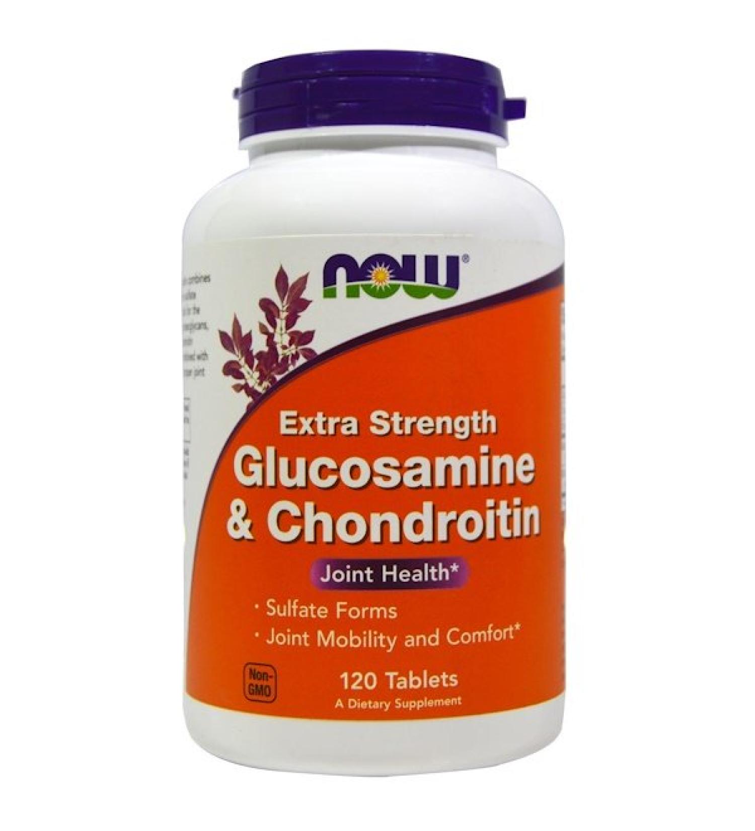 Now Foods Glucosamine & Chondroitin Extra Strength 120 Tablets