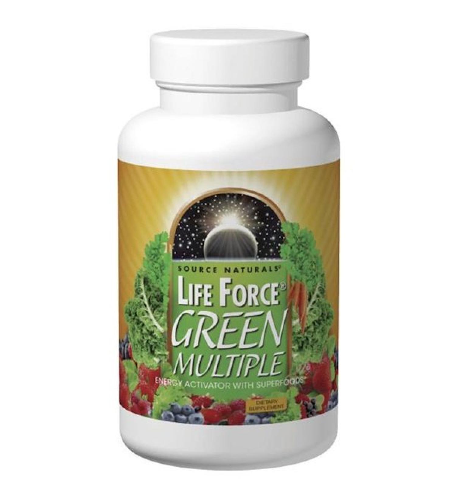 Source Naturals Life Force Green Multiple 180 Tablets