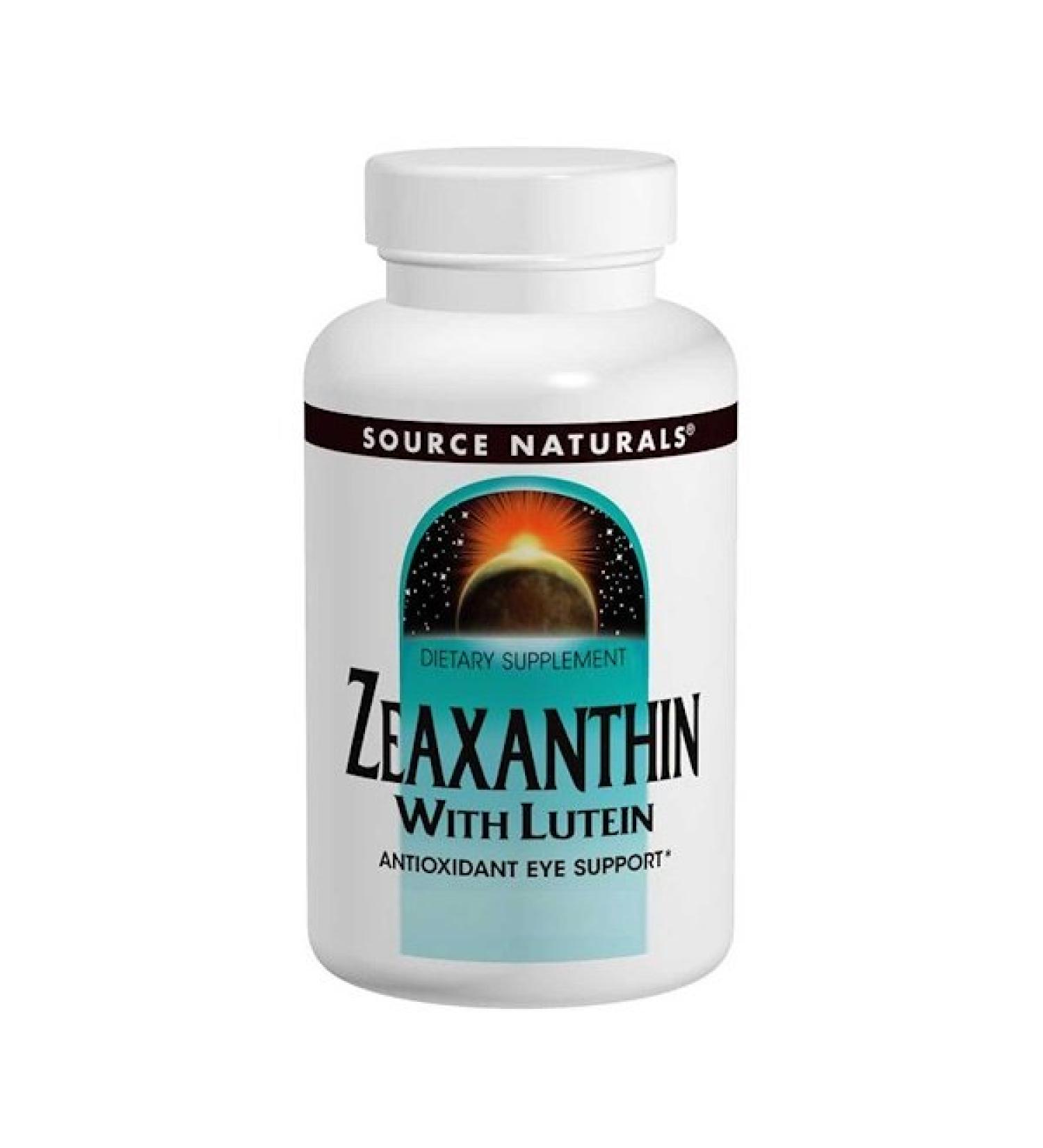 Source Naturals Zeaxanthin with Lutein 10 mg 60 Capsules
