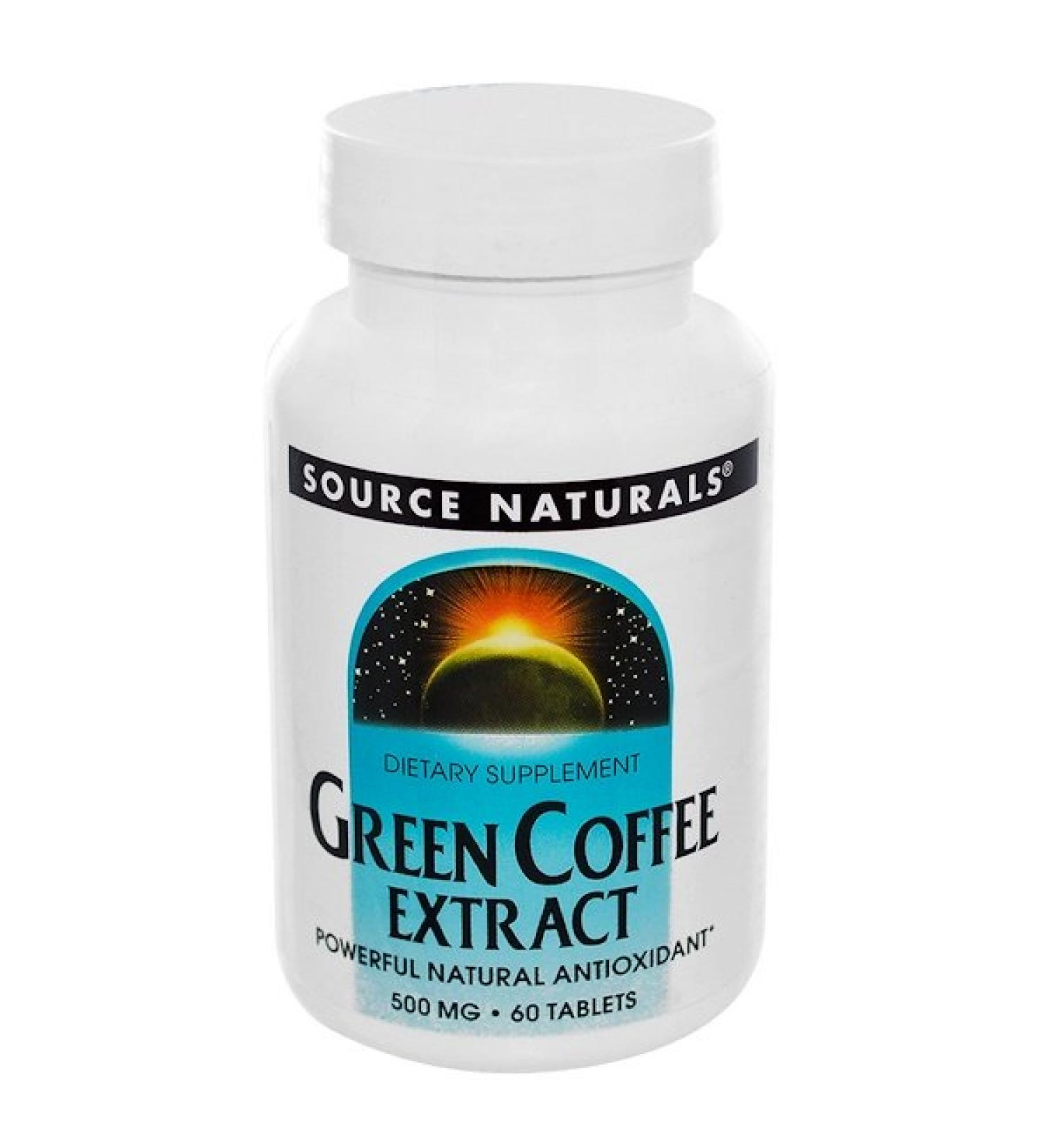 Source Naturals Green Coffee Extract 500 mg 60 Tablets
