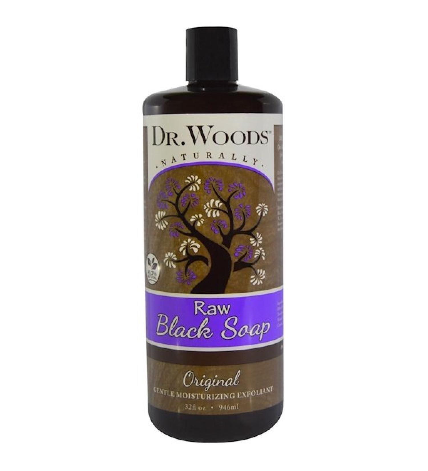Dr. Woods Raw Black Soap Original 32 fl oz (946 ml)