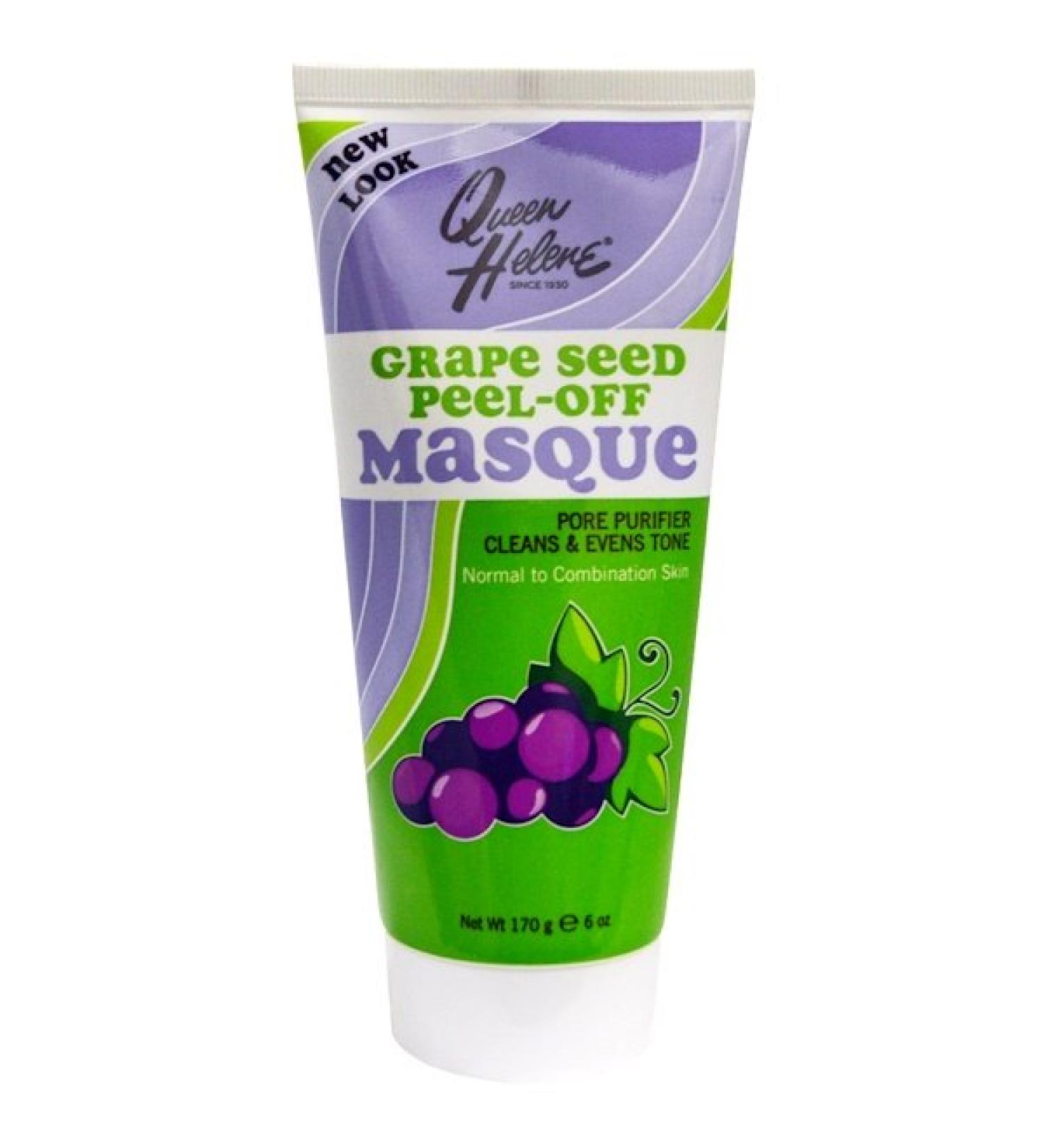 Queen Helene Grape Seed Peel-Off Masque Nomal to Combination 6 oz (170 g)